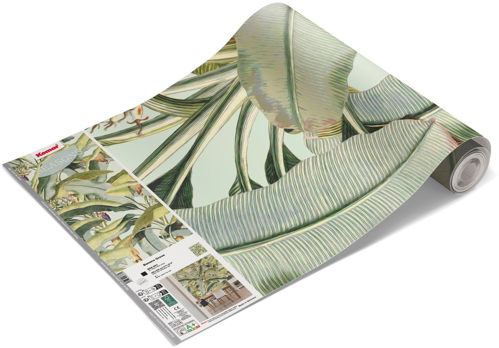 Komar Fototapete »Vlies Fototapete - Banana Grove - Grösse 200 x 250 cm« Motiv | bedruckt glatt