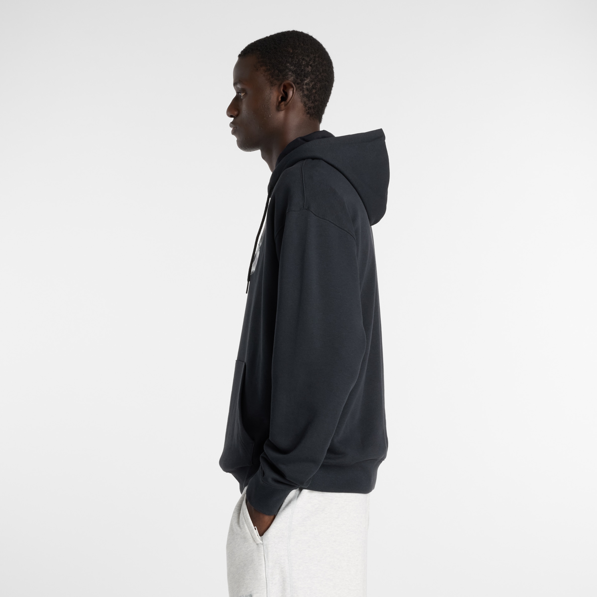 New Balance Sweat à capuche »AAZ Mens Lifestyle Hoodie BIG TEAL«, sportlicher Stil, aus Baumwolle und Polyester, mit Kapuze
