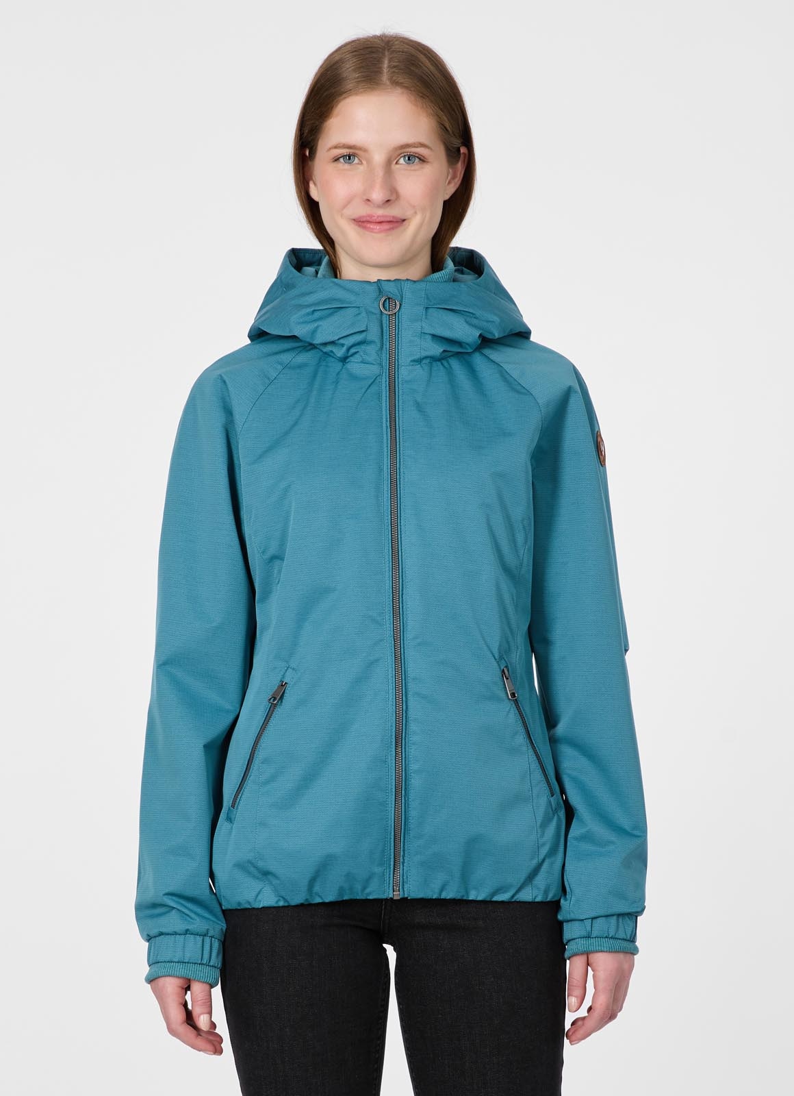 Ragwear Outdoorjacke »DIZZIE« mit Kapuze Wasserabweisend mit Kordelzug am Saum und Reissverschlusstaschen