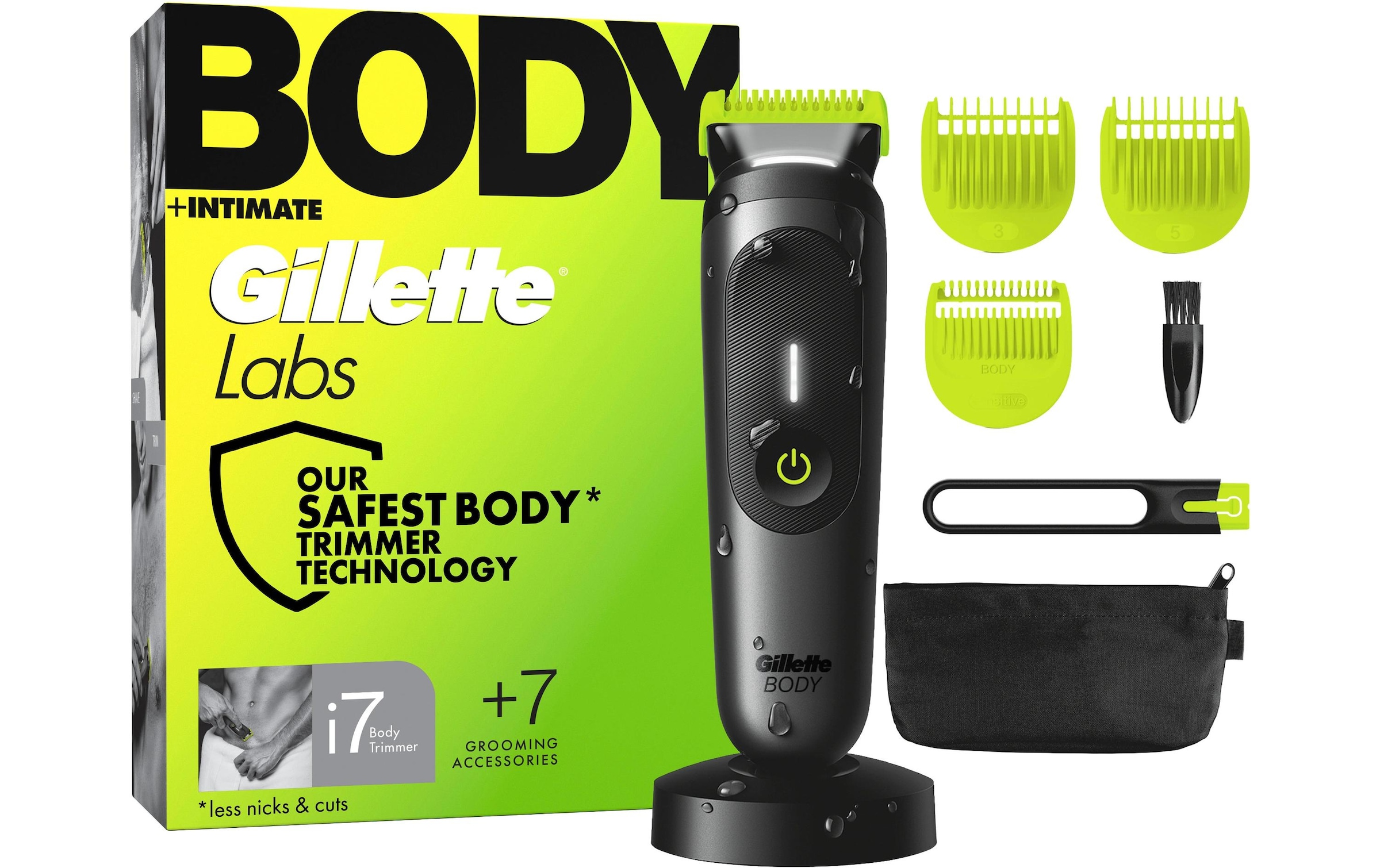 Gillette Körperrasierer »+ Intimhaartrimmer für Männer i7«