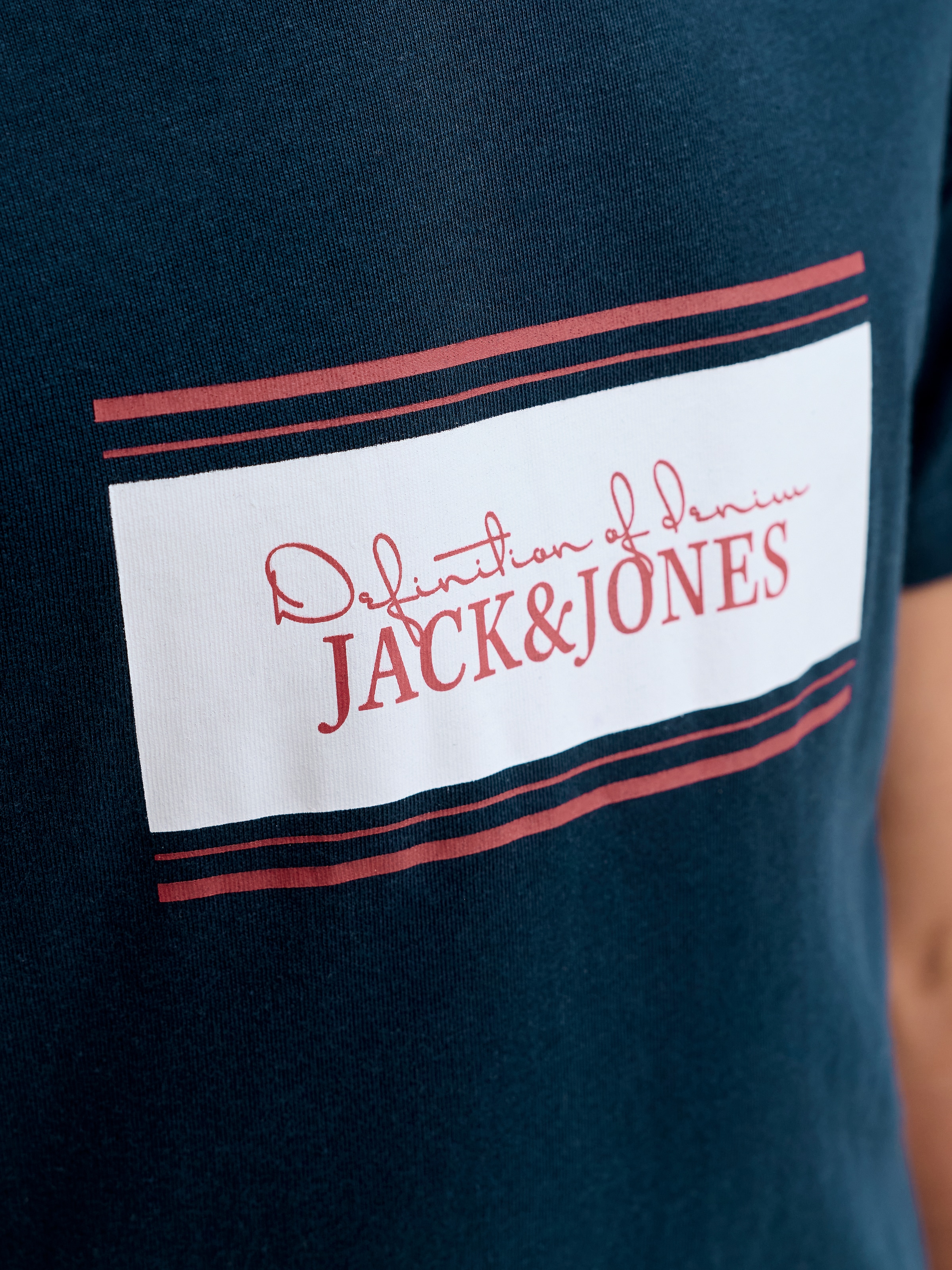 Jack & Jones Junior T-shirt »JJBUSTER TEE SS CREW NECK BTS SN JNR« coton, coupe régulière