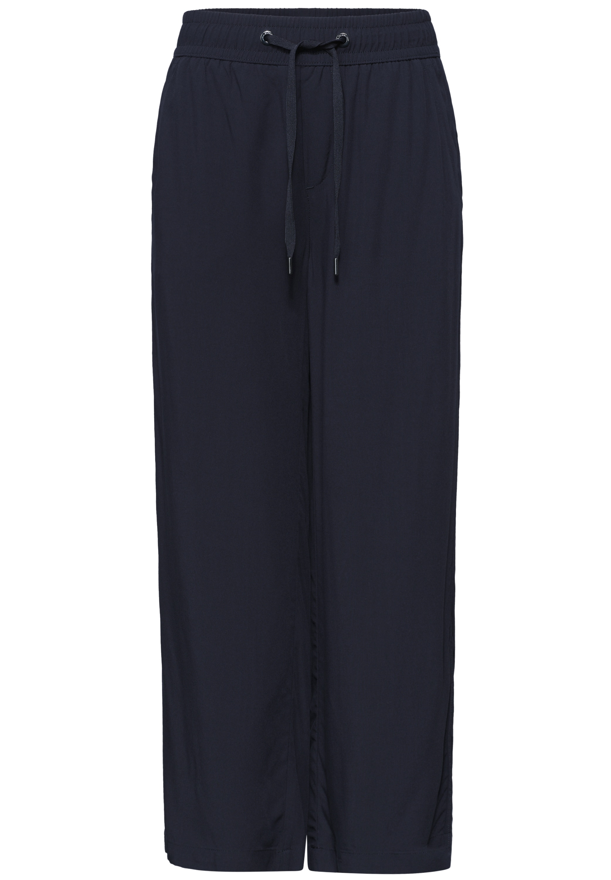 STREET ONE Pantalon en tissu »Style Emee«  Pantalon d'été 3/4 avec taille élastique et cordon de serrage
