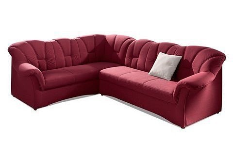 DOMO collection Ecksofa »Papenburg B/T/H: 242/190/84 cm L-Form« wahlweise mit Bettfunktion, Langer Schenkel links oder rechts