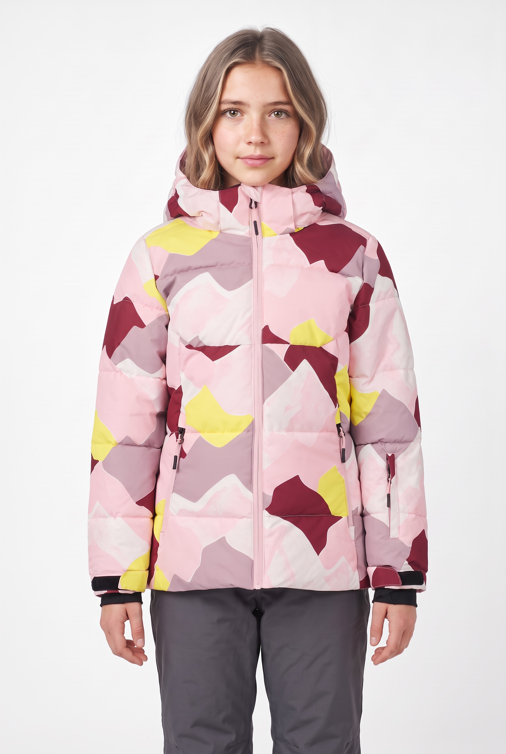 Icepeak Veste de ski »ICEPEAK LADUE JR« pour enfants et adolescents, avec fermeture éclair, respirant