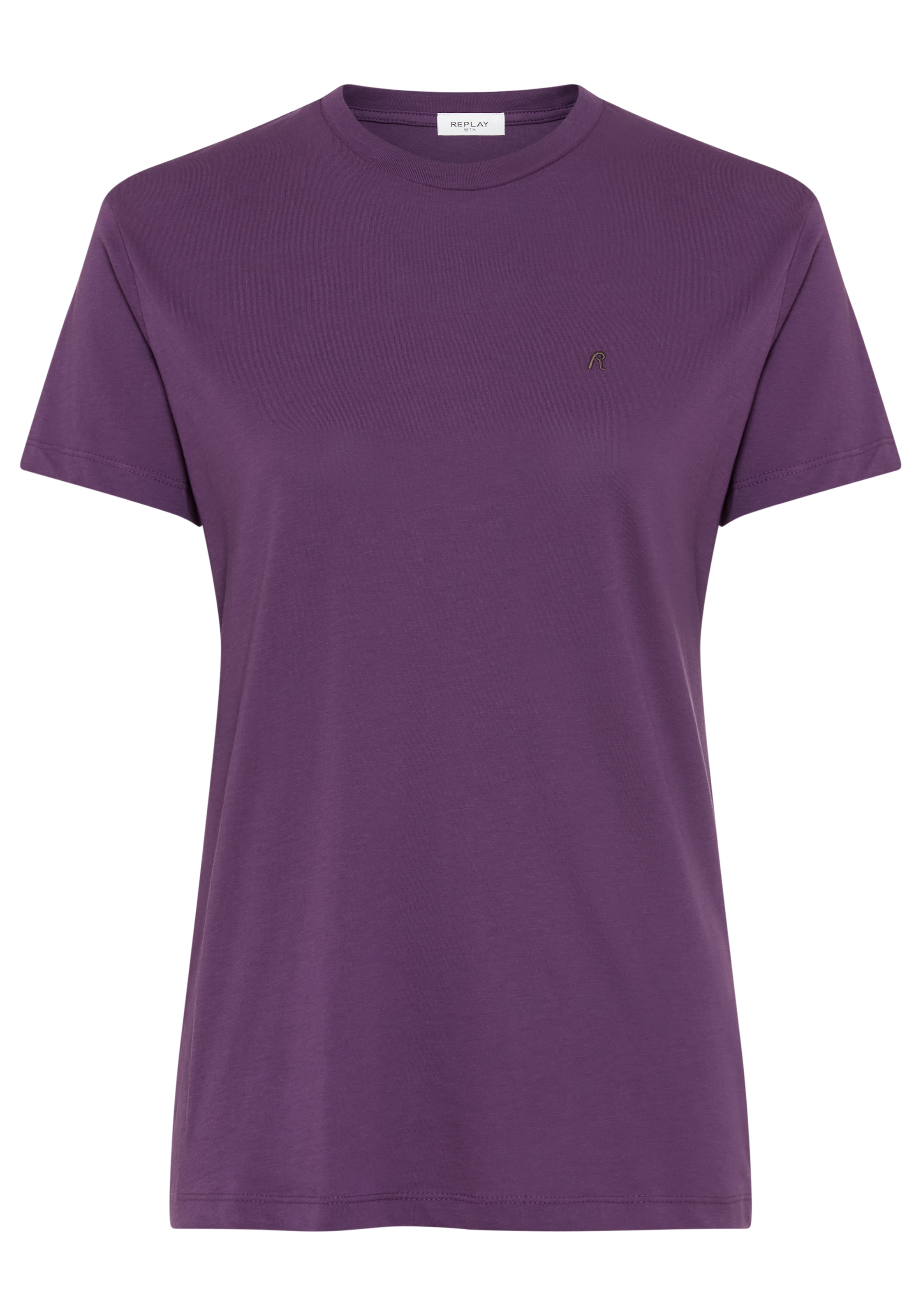 Replay T-Shirt mit Rundhals, reine Baumwolle