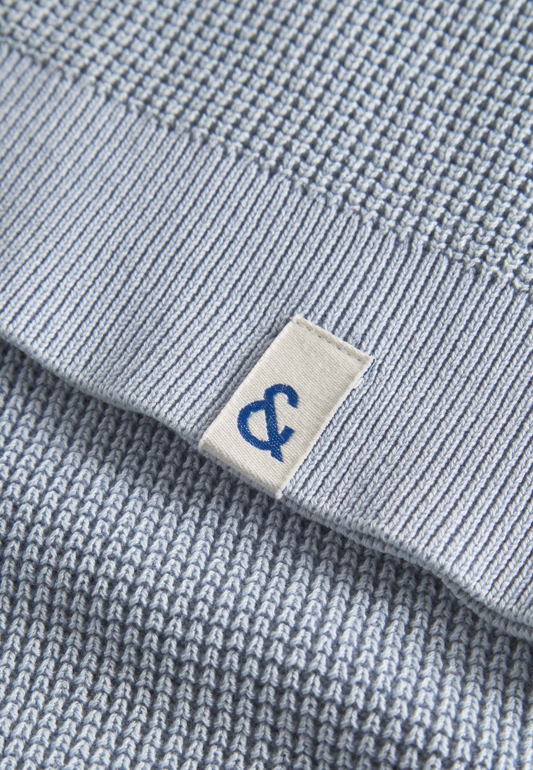 colours & sons Strickpullover »colours & sons Pullover Roundneck-Washed«