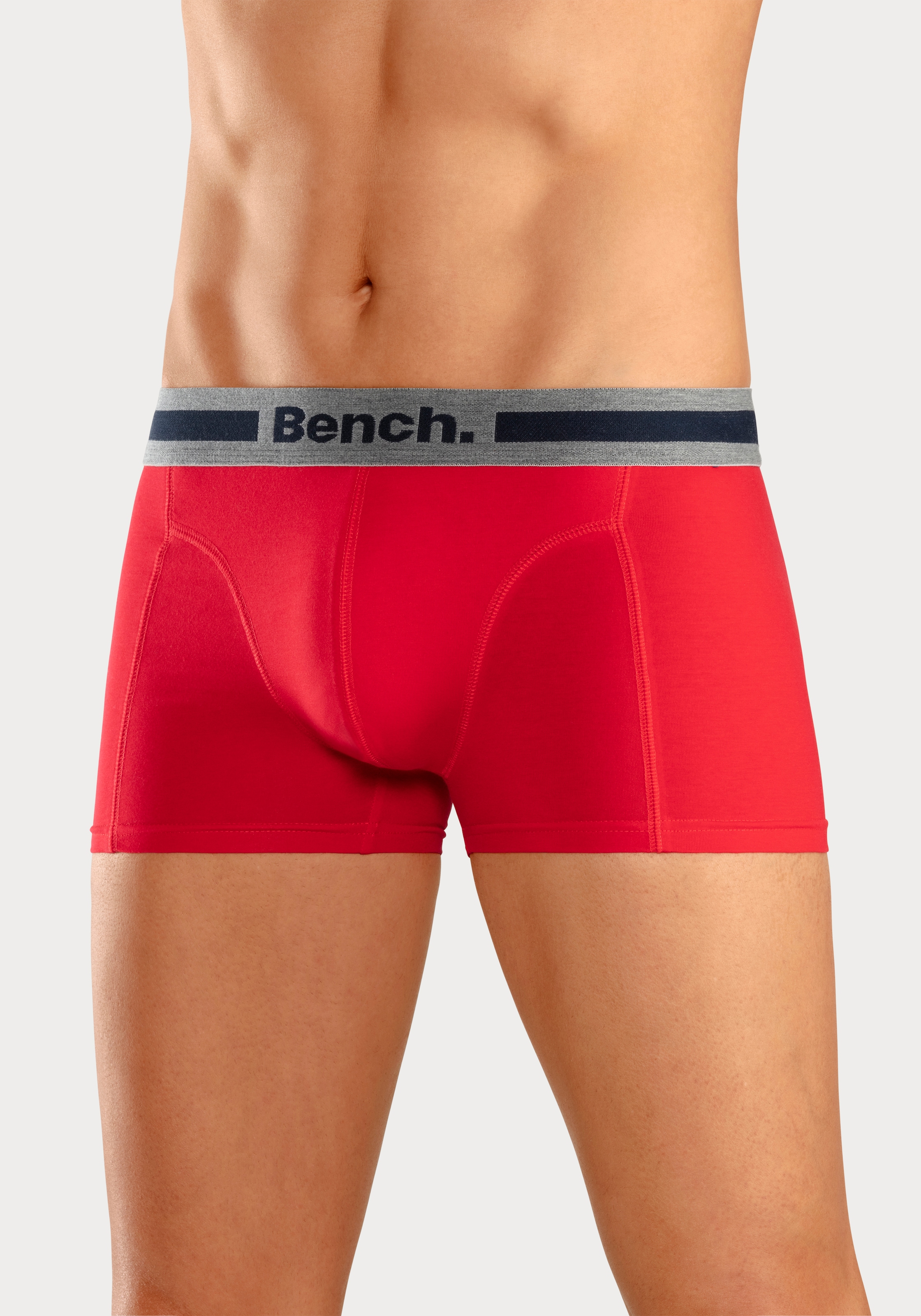Bench. Boxer »Boxershorts für Herren« Packung, 4 cuis Unterhosen mit Overlock-Nähten vorn