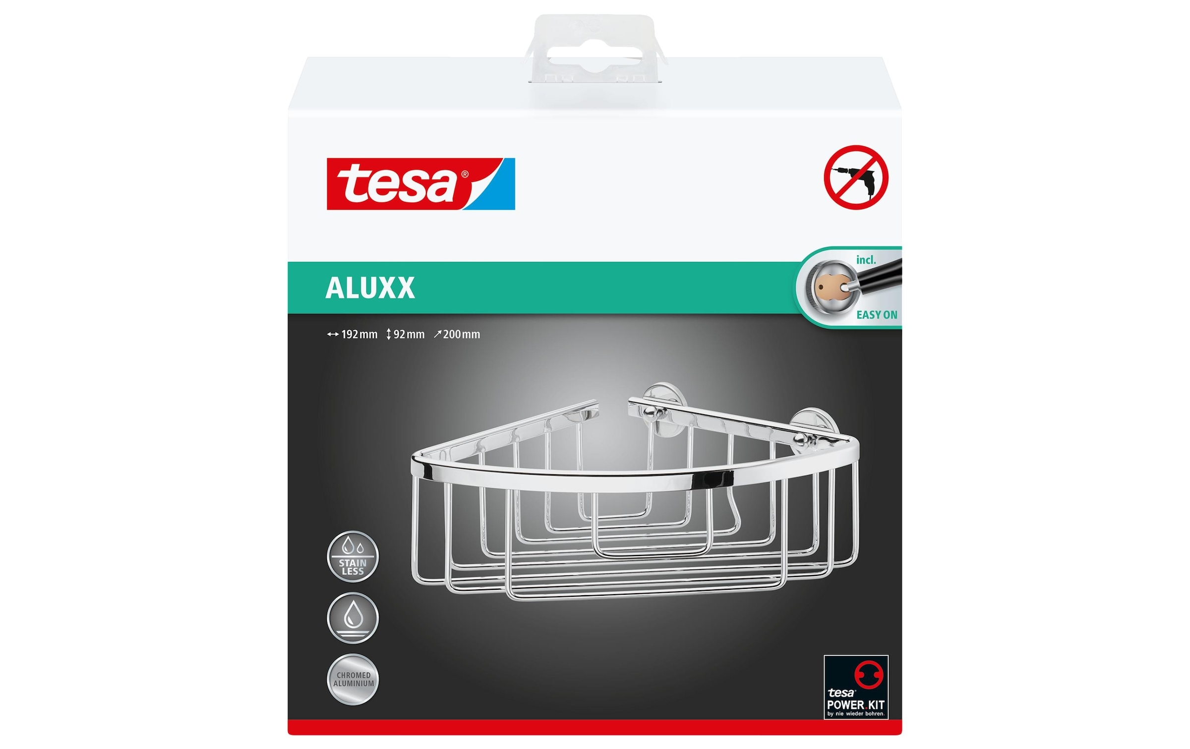 tesa Étagère de salle de bain »Aluxx einstöckig«