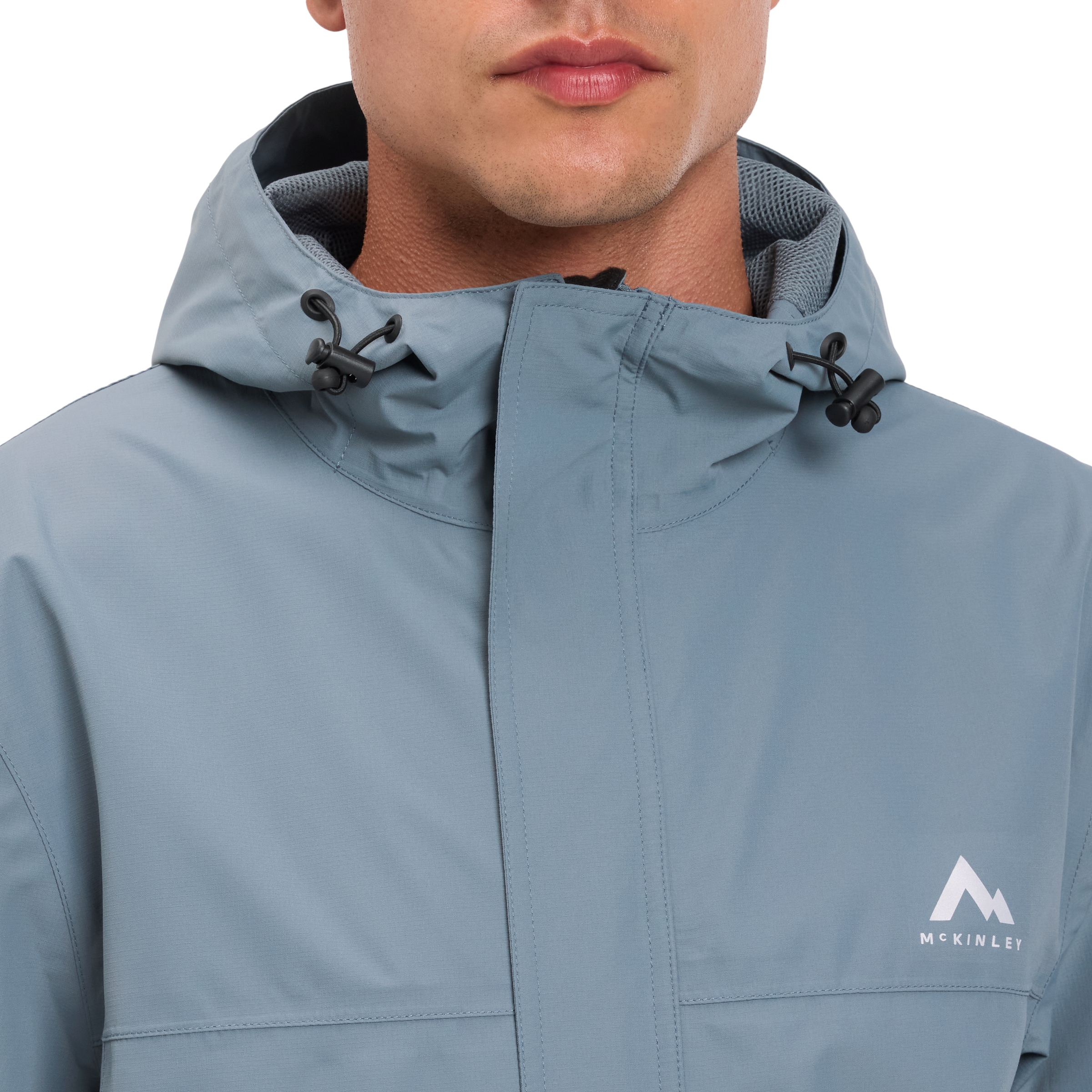 McKINLEY Veste de pluie »HE.-REGENJACKE CARLIDE II M« avec technologie AQUAMAX, respirant, avec protège-menton
