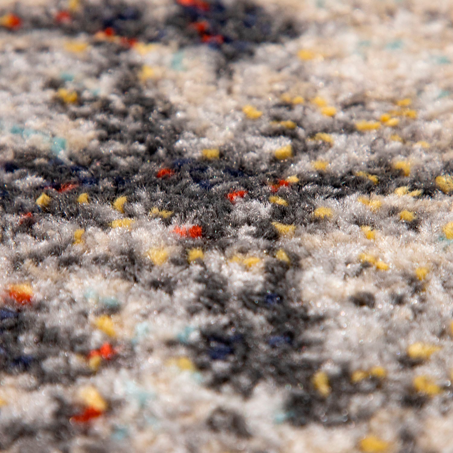 Paco Home Teppich »Jazz 711« rechteckig 13 mm Höhe Kurzflor, modernes buntes Design und Used-Look