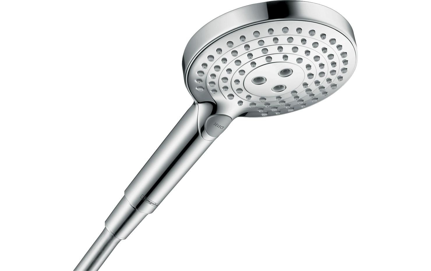 hansgrohe Douchette à main »Raindance Select S« 12 cm, 3 types de jets PowderRain, chrome