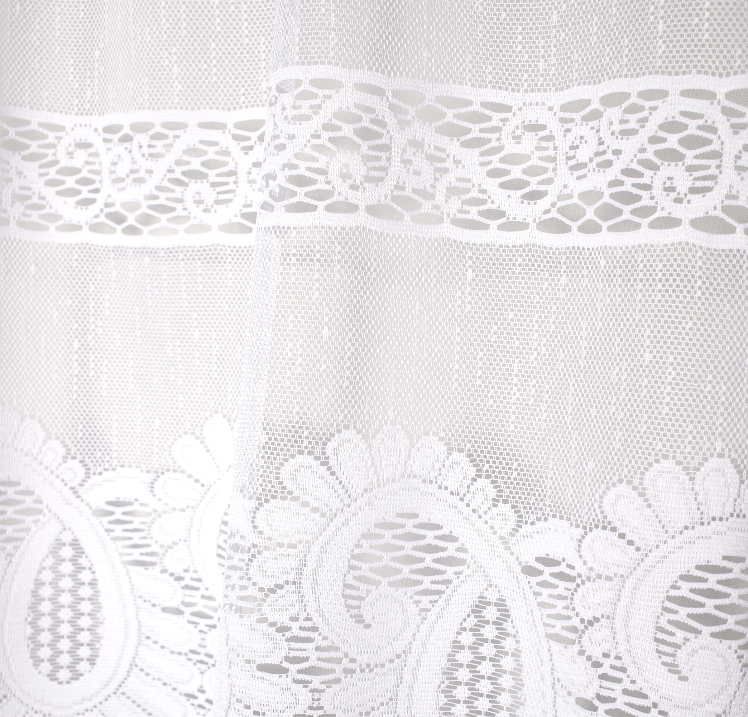 HOME WOHNIDEEN Gardine »LEONORA« Stangendurchzug 1 Stk. tlg. Kurzstore Jacquard, Scheibengardine