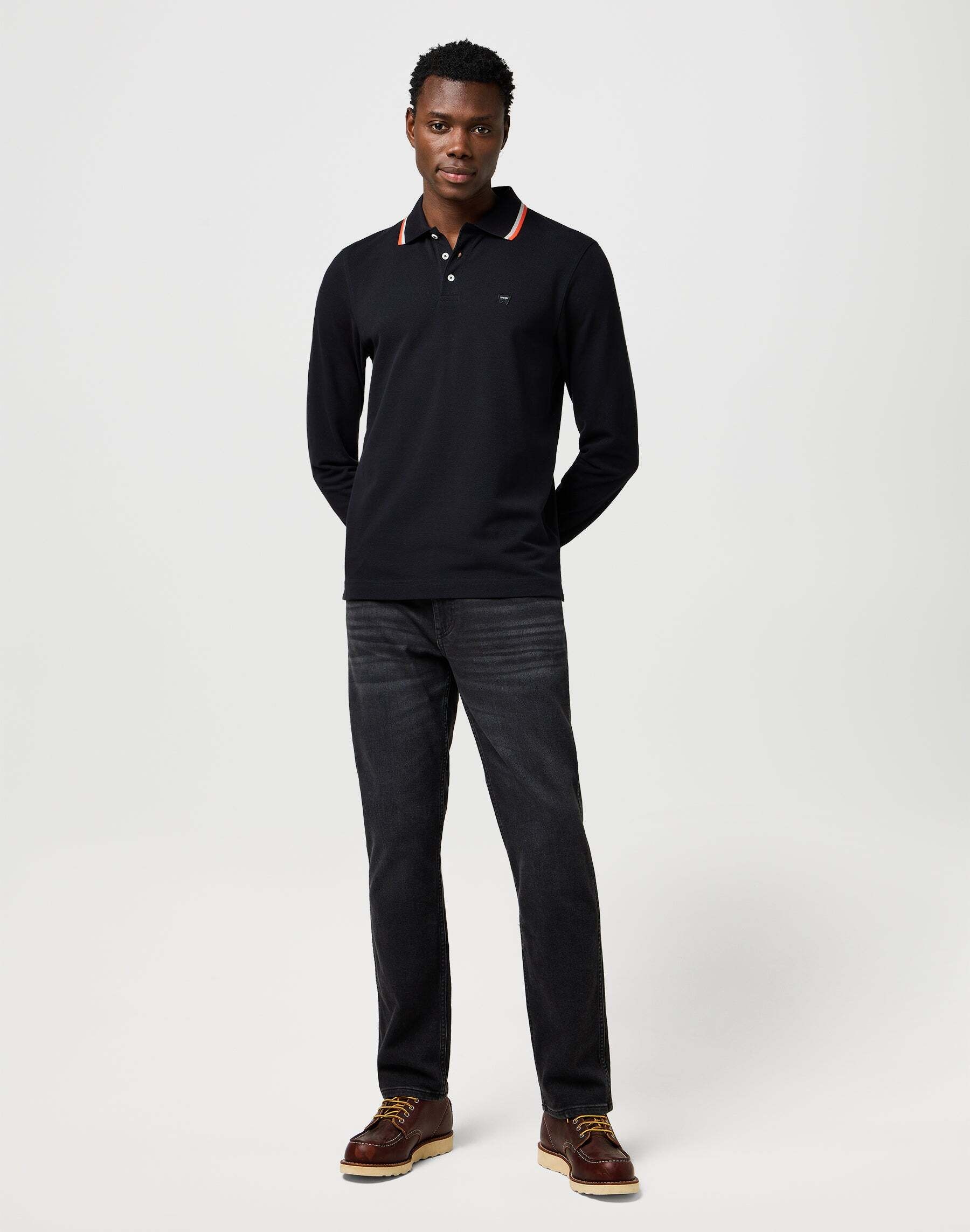 Wrangler Langarm-Poloshirt »WRANGLER Langarmpolo Ls Polo Shirt«