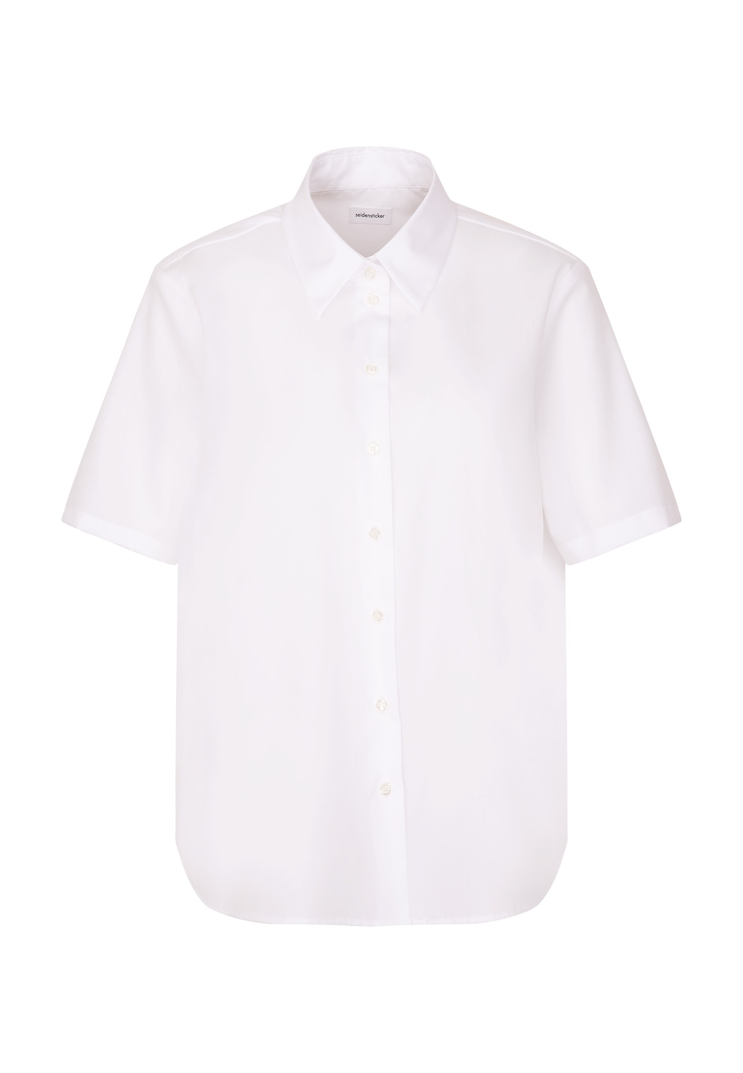 seidensticker Blouse chemise »Schwarze Rose« 1/2 Kragen Uni