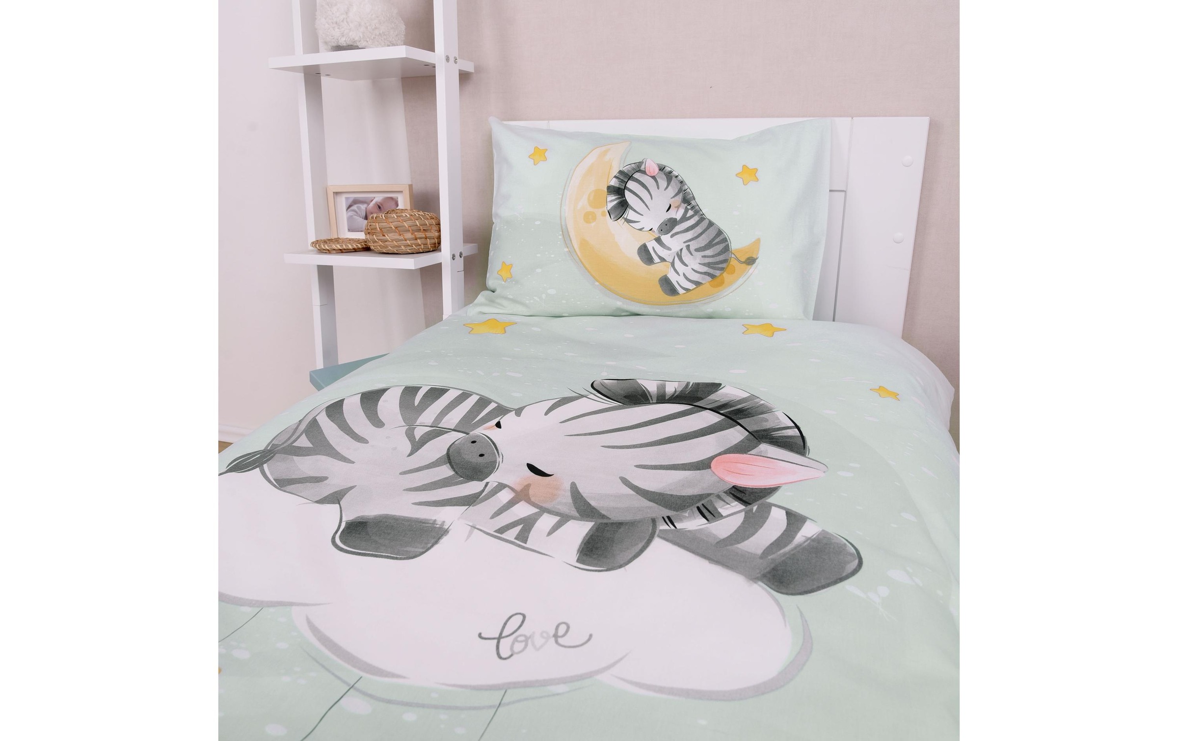 Herding Linge de lit pour enfants »babybest Zebra« 2 avec motif soigné