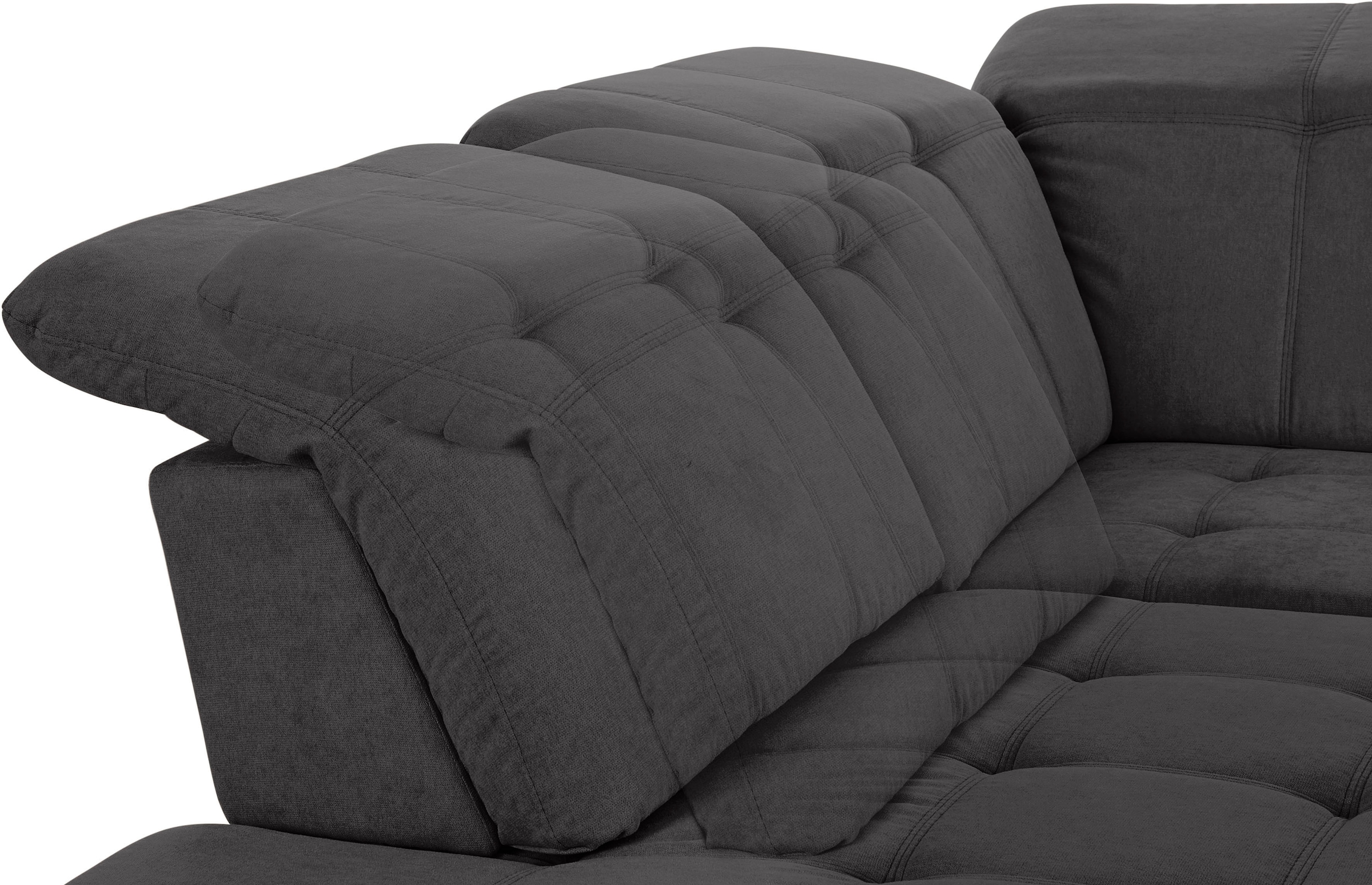 COTTA Paysage de salon »Holiday U-Form mit Sitztiefen-, Armteil- und Kopfteilverstellung« wahlweise mit Bettfunktion & Bettkasten