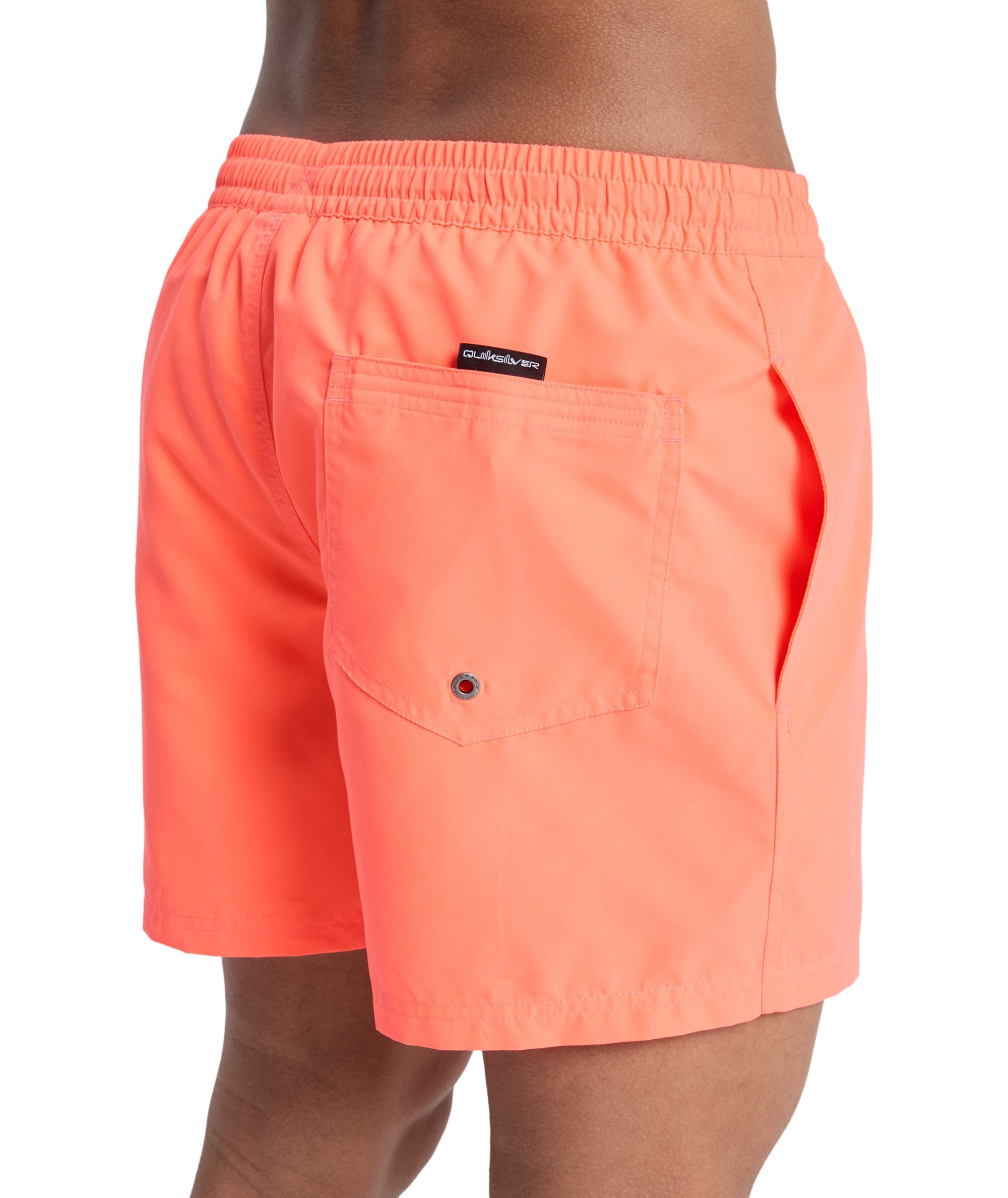 Quiksilver Short de bain »EVERYDAY VOLLEY 15« apparence unie, avec détails contrastés, coupe droite