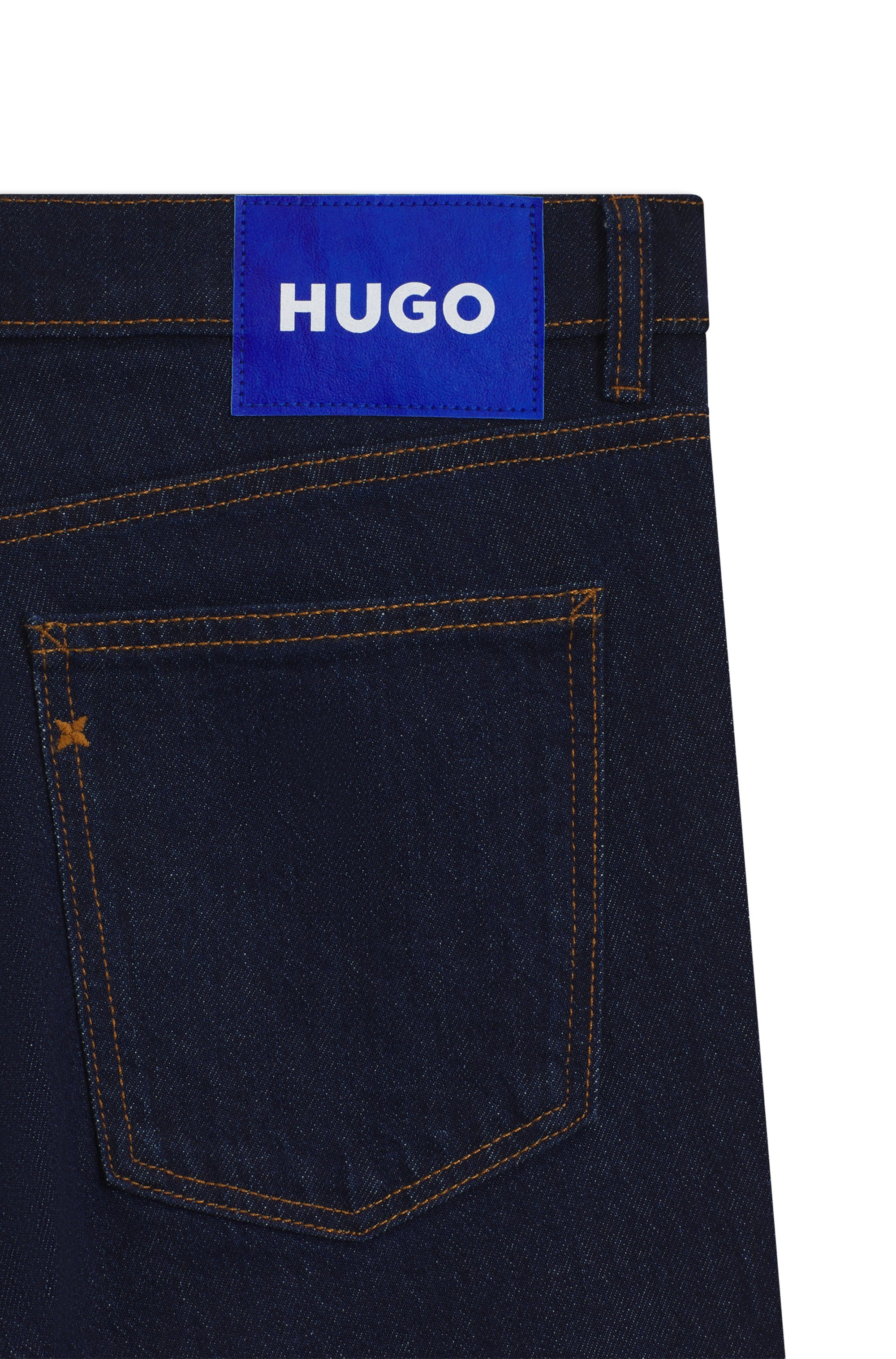 HUGO Blue Jeans taille basse »Brody« mit Stone-washed-Finish