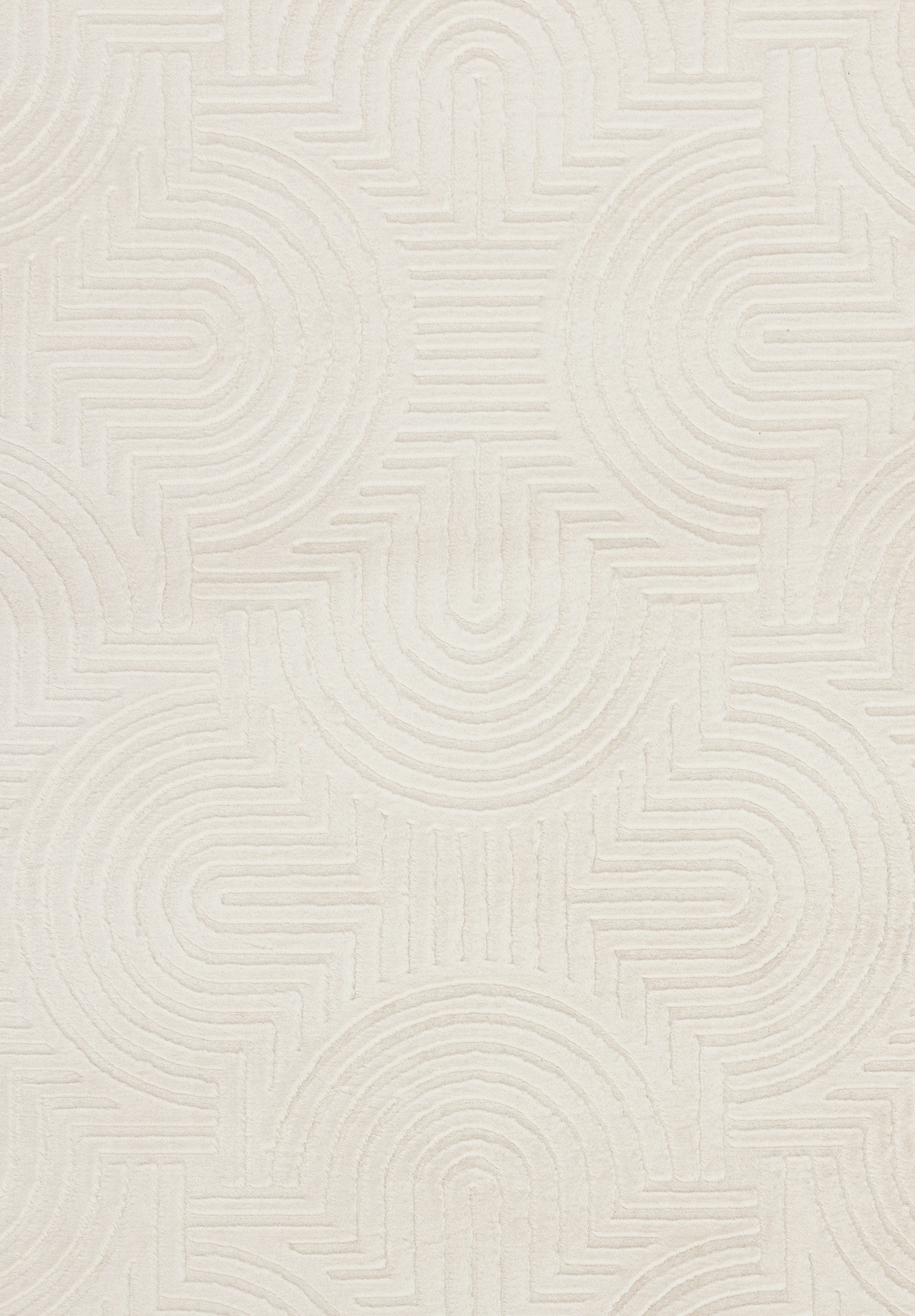 Kayoom Tapis »Balance Flow 225« Rectangulaire 18 mm Höhe Kurzflor, Hoch Tief, modernes Muster, Wohnzimmer