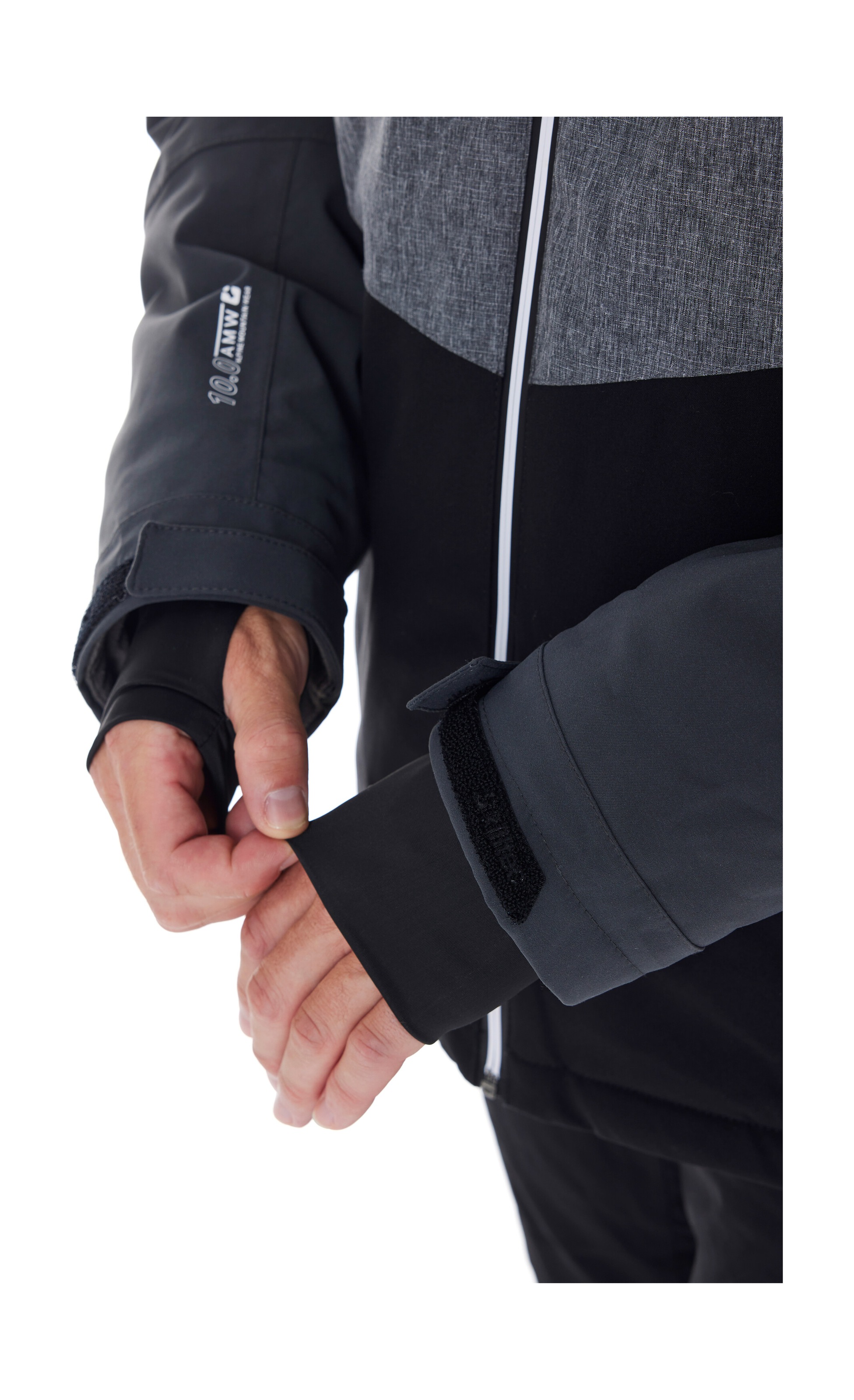 Killtec Veste de ski »KSW 45 MN SKI JCKT« veste de ski tendance, imperméable, avec capuche amovible et jupe pare-neige