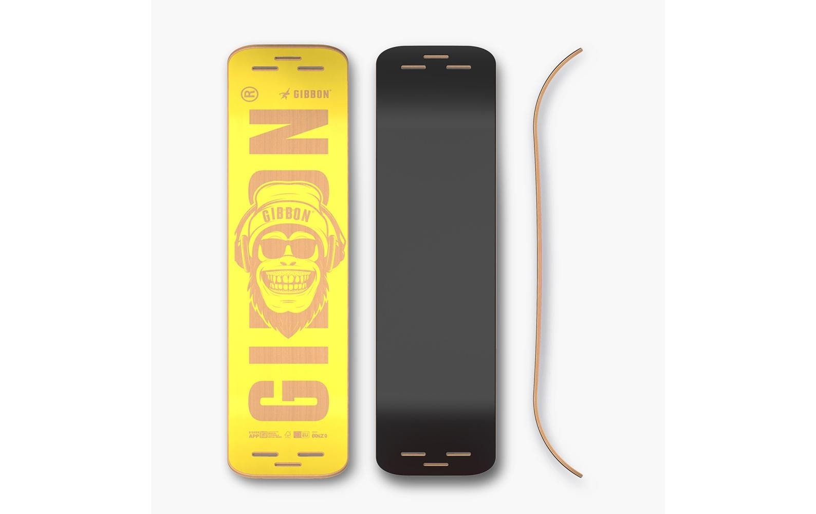 Gibbon Planche d'équilibre »Slackboard Bonzo Buchenfurnier 106 cm«