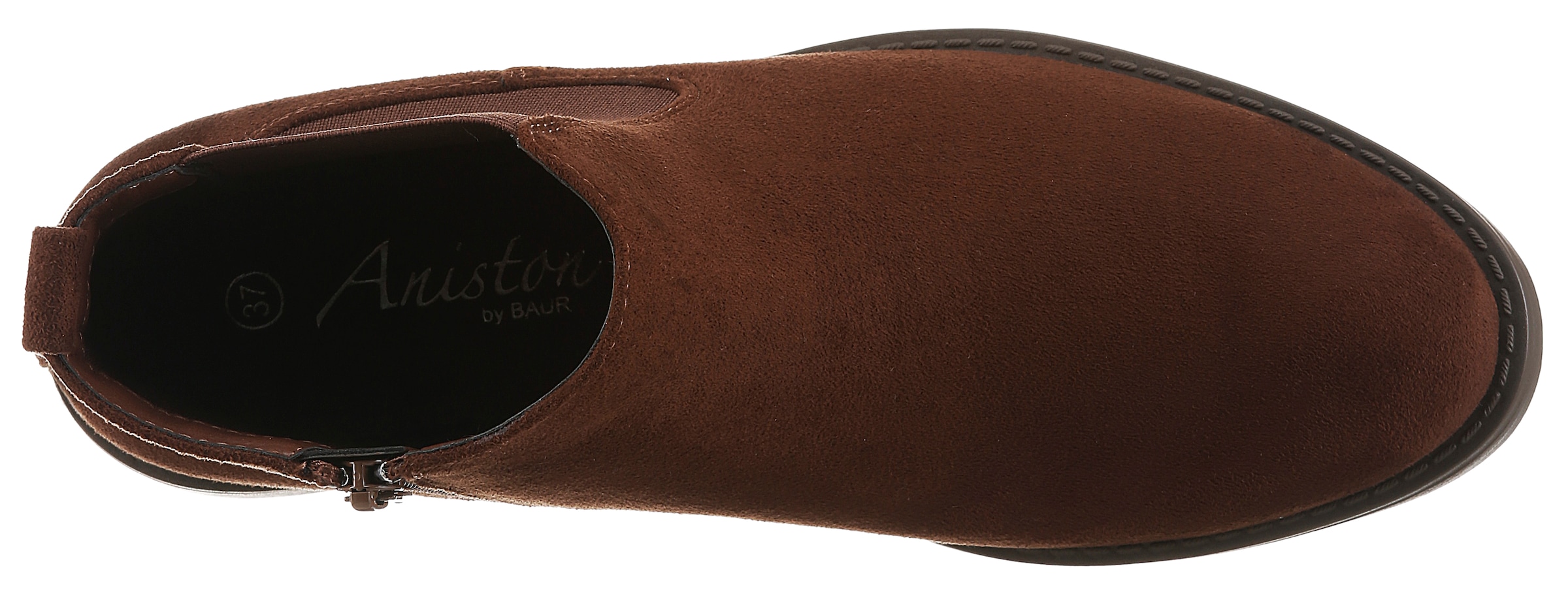 Aniston SHOES Bottines chelsea  bottine, talon bloc, avec large stretch