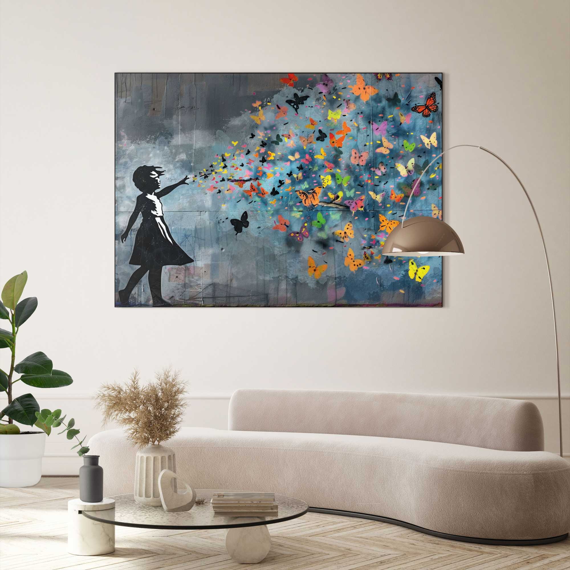 Reinders! Fresque murale »Streetart-Schmetterlinge«