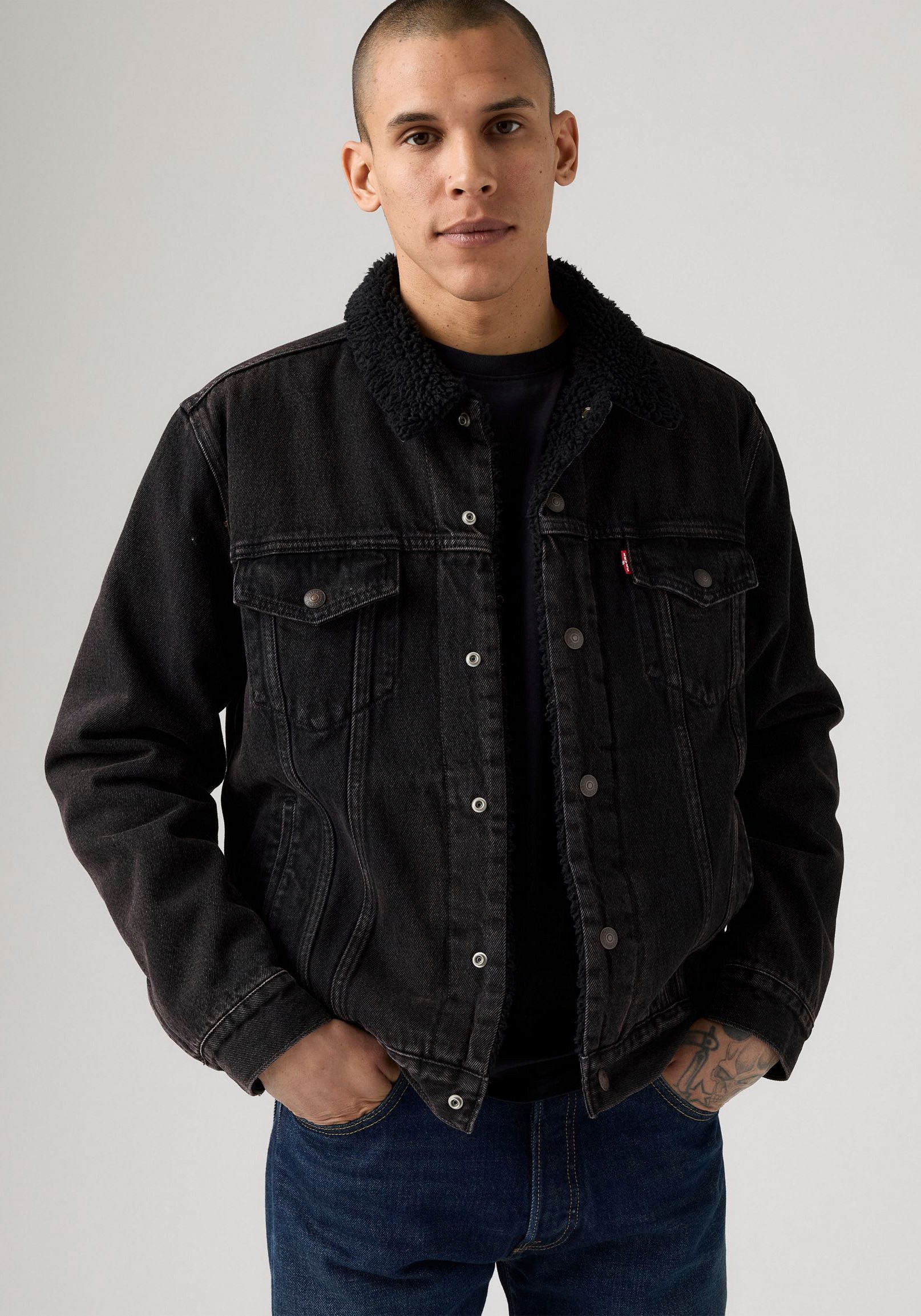 Levi's® Veste courte »SHERPA« mit Sherpa Fütterung