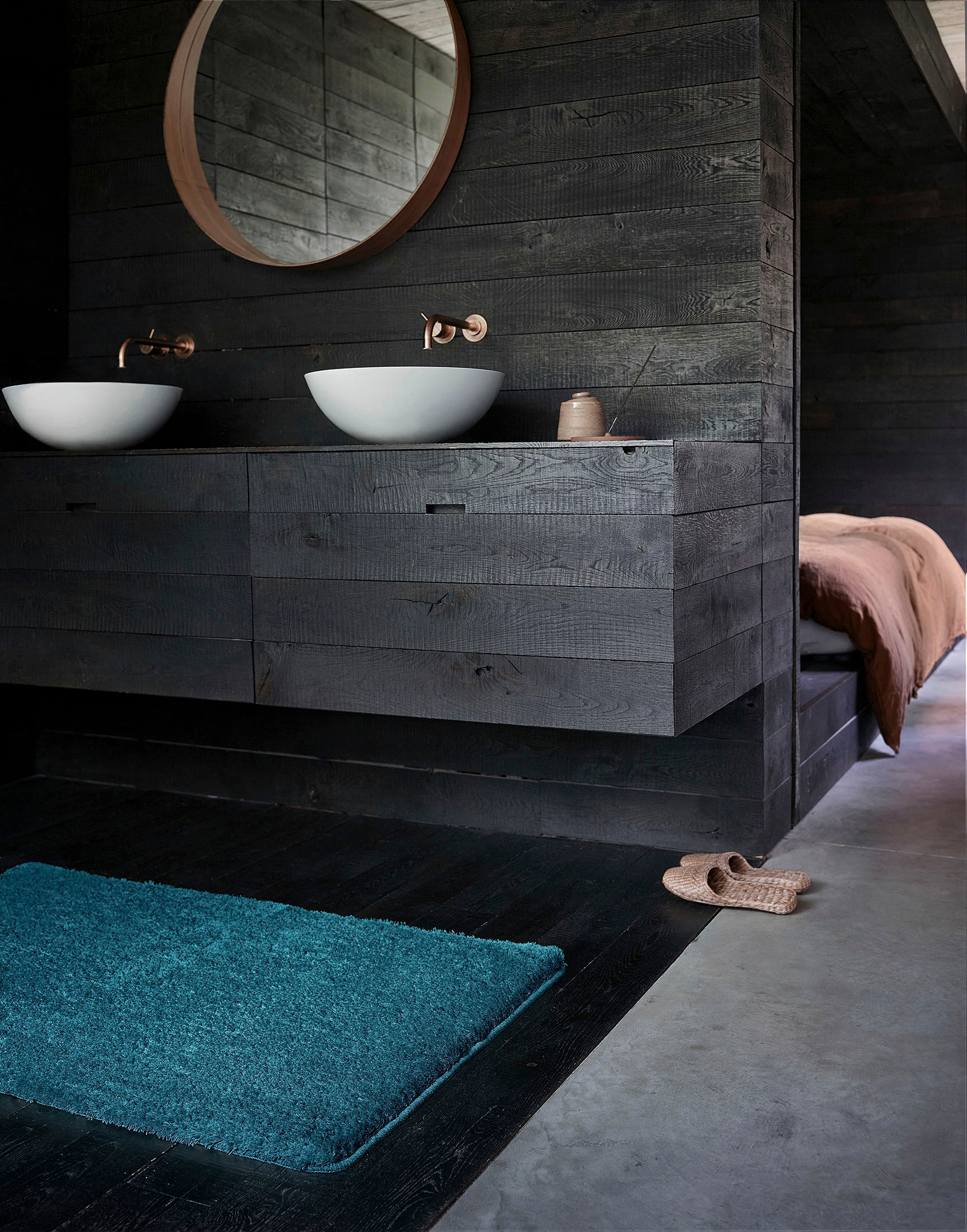 Wecon home Basics Tapis de bain »Joris« Höhe 20 mm waschbar, viele Grössen, Badezimmerteppich, uni