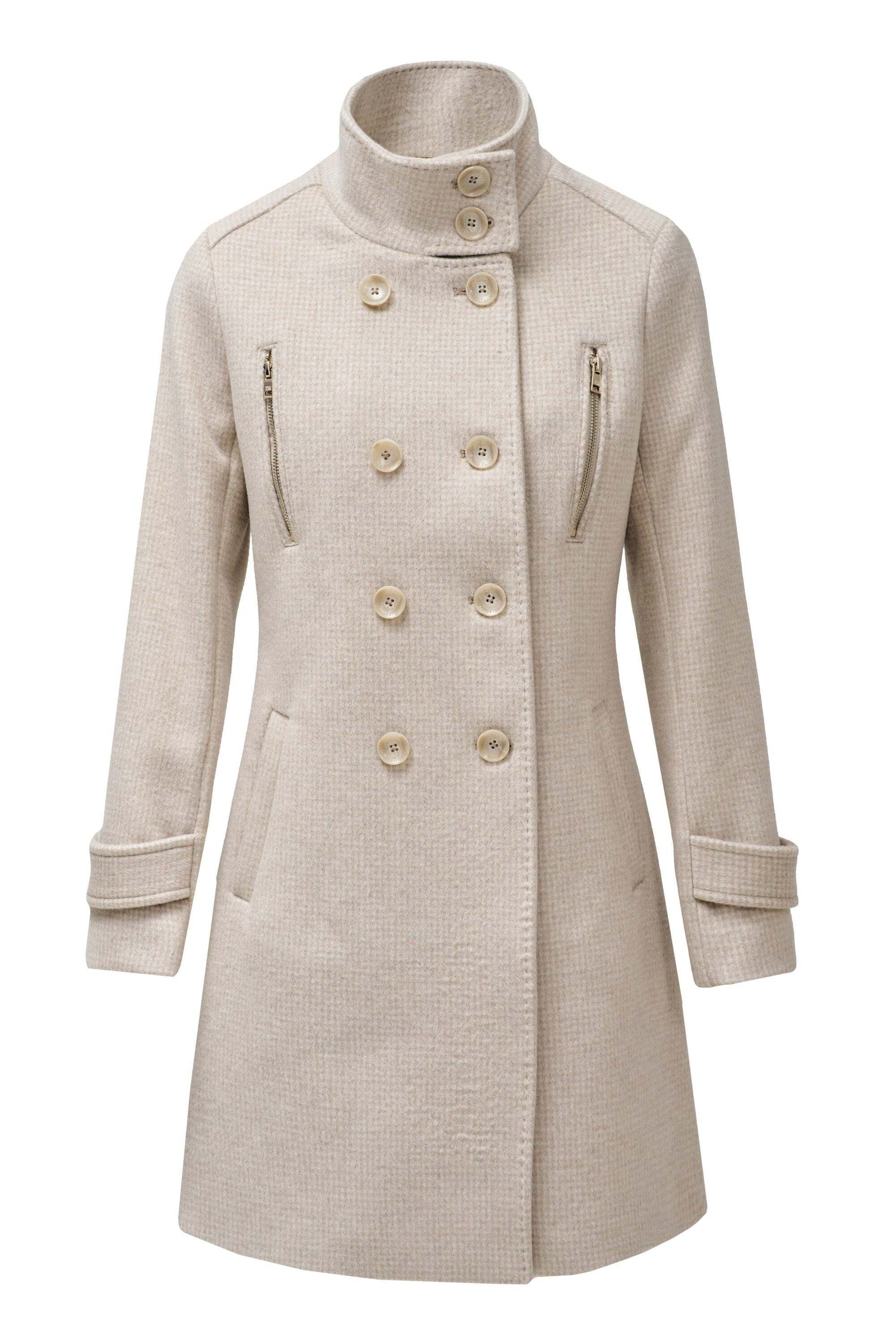 Salsa Wolljacke »Salsa Jeans Mantel mit Wollanteil Grace Long Woolen Coat«