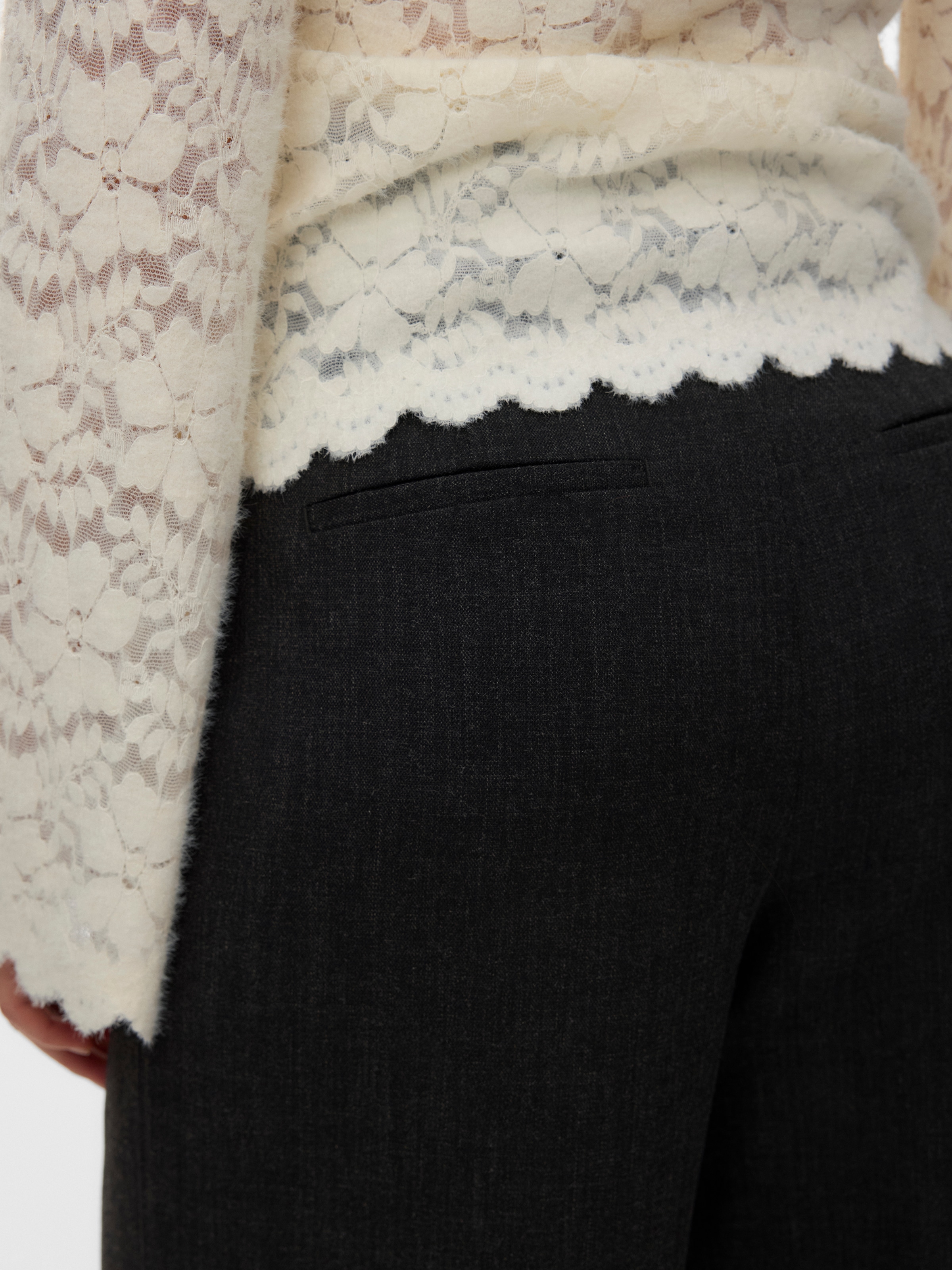 Vero Moda Pantalon de costume »VMBESTIE HW WIDE PANT NOOS«  Materialmix, weite Form, mit Stretch