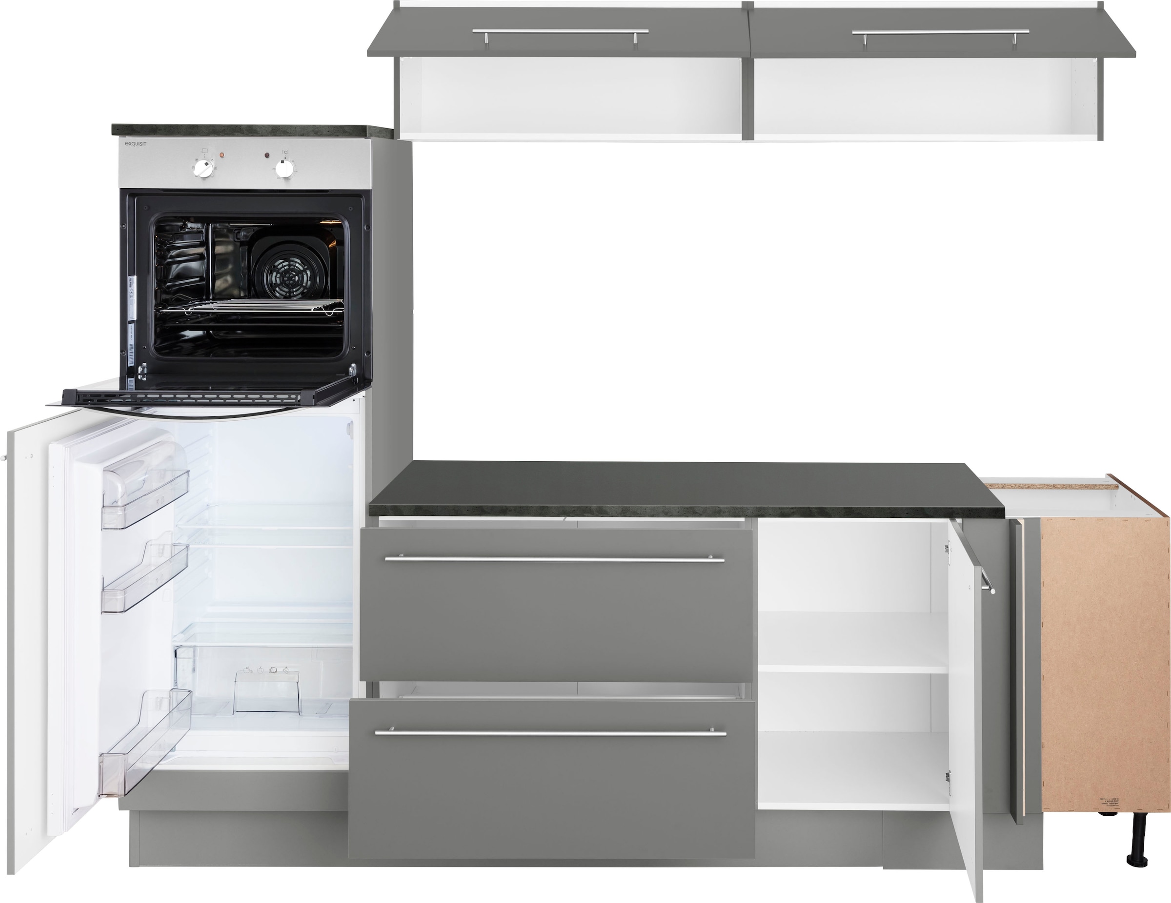 OPTIFIT Winkelküche »Bern« Stellbreite 265x175 cm, wahlweise mit E-Geräten