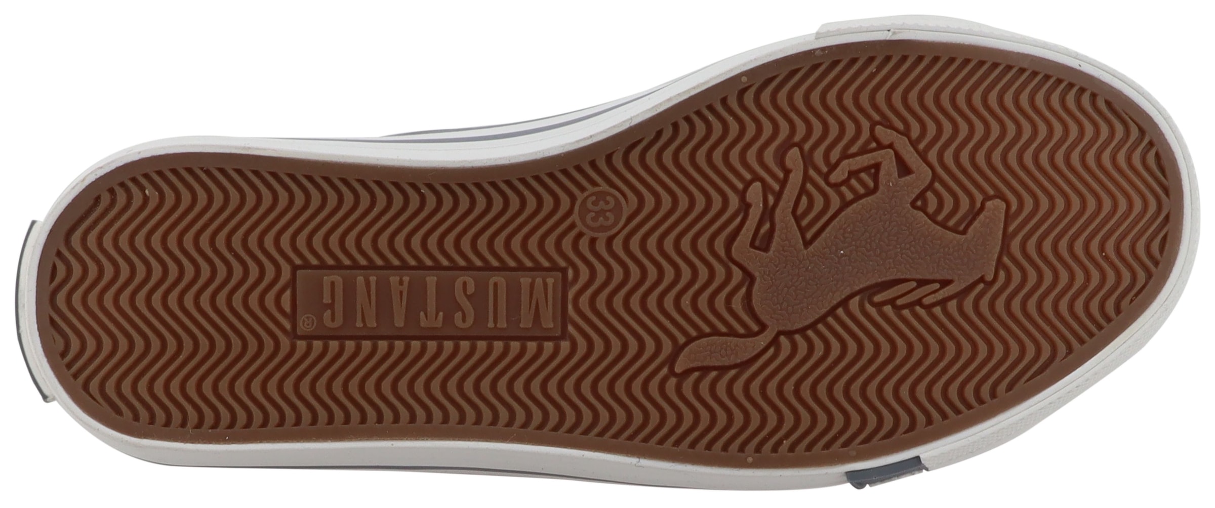 Mustang Shoes Sneakers »Gaspare«  Bottines à lacets, chaussure de loisirs avec jolie broderie florale