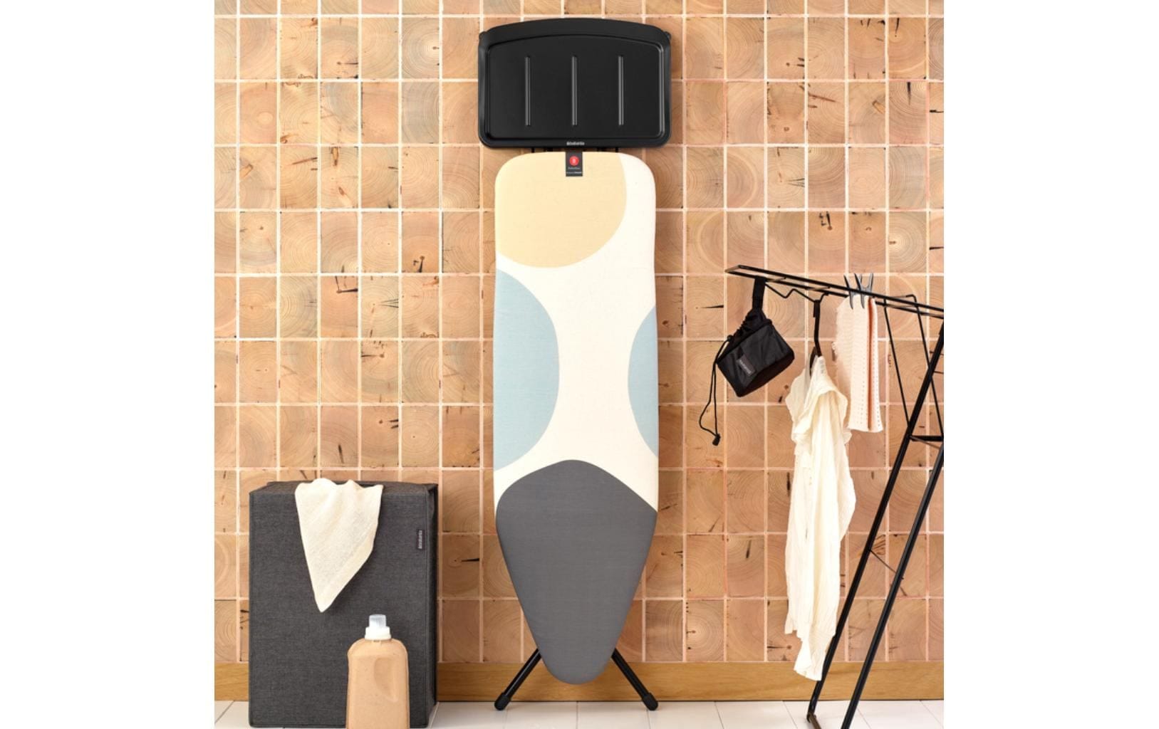 Brabantia Bügelbrett »mit Dampfstationsablage 134401 Spring Bubbles«