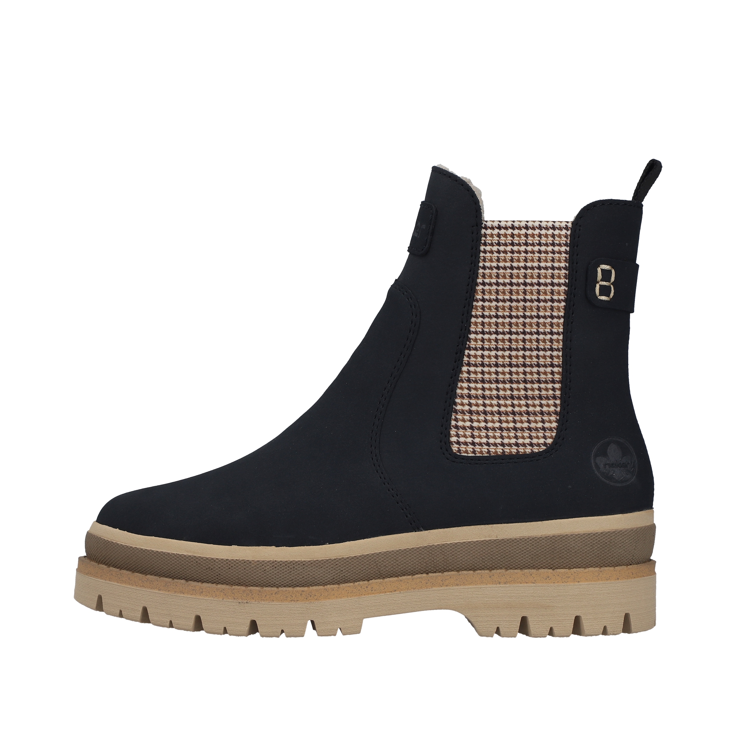 Rieker Bottes d'hiver  chelsea boots, bottines à plateforme, bottines zippées à l'intérieur