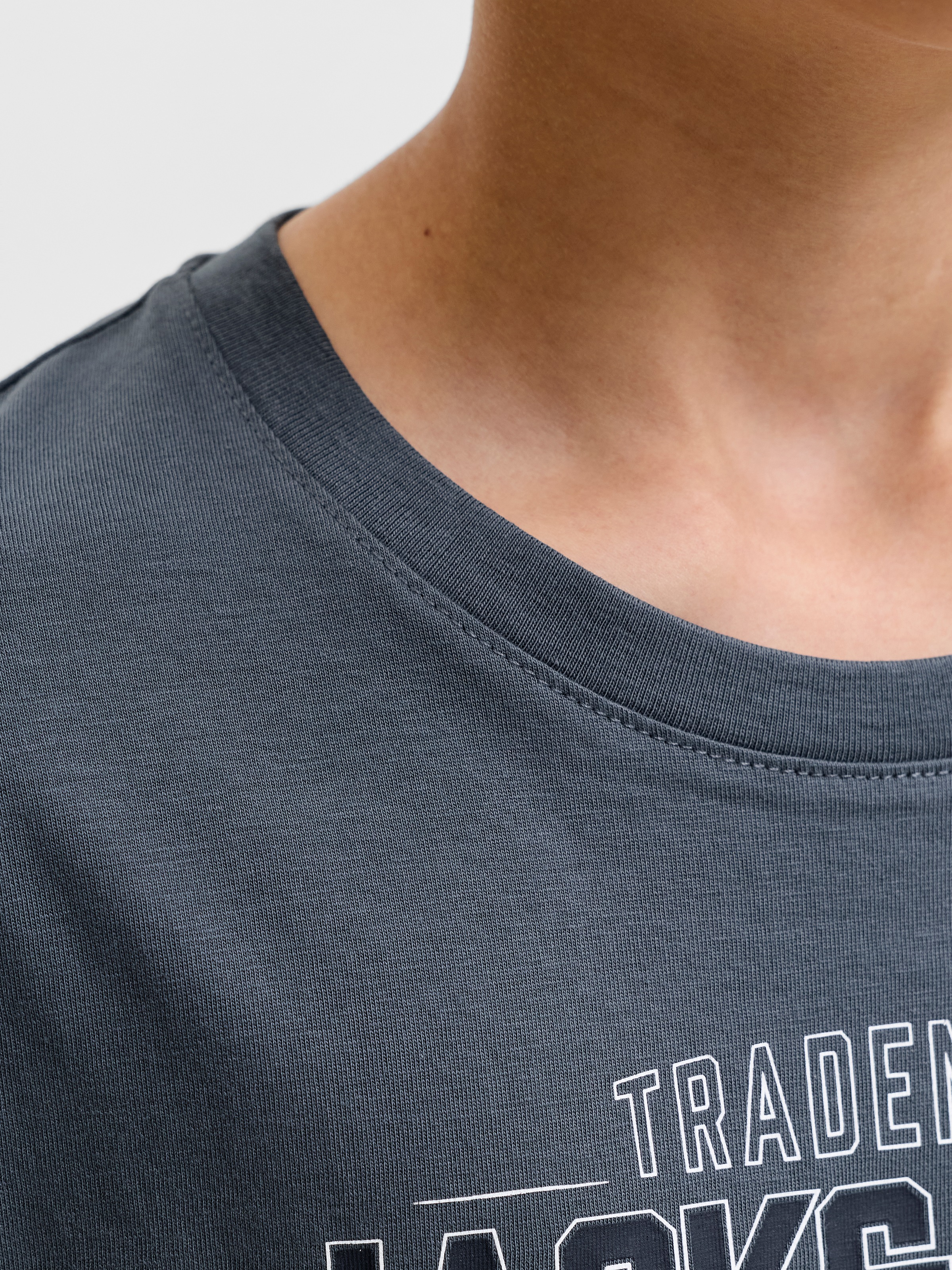 Jack & Jones Junior Langarmshirt »JJELOGO TEE LS O-NECK 2 COL AW26 SN JNR« Baumwolle, regular fit
