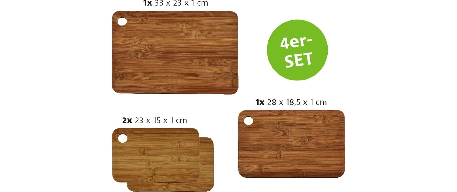 KESPER® Planche à découper en bambou foncé certifié FSC®
