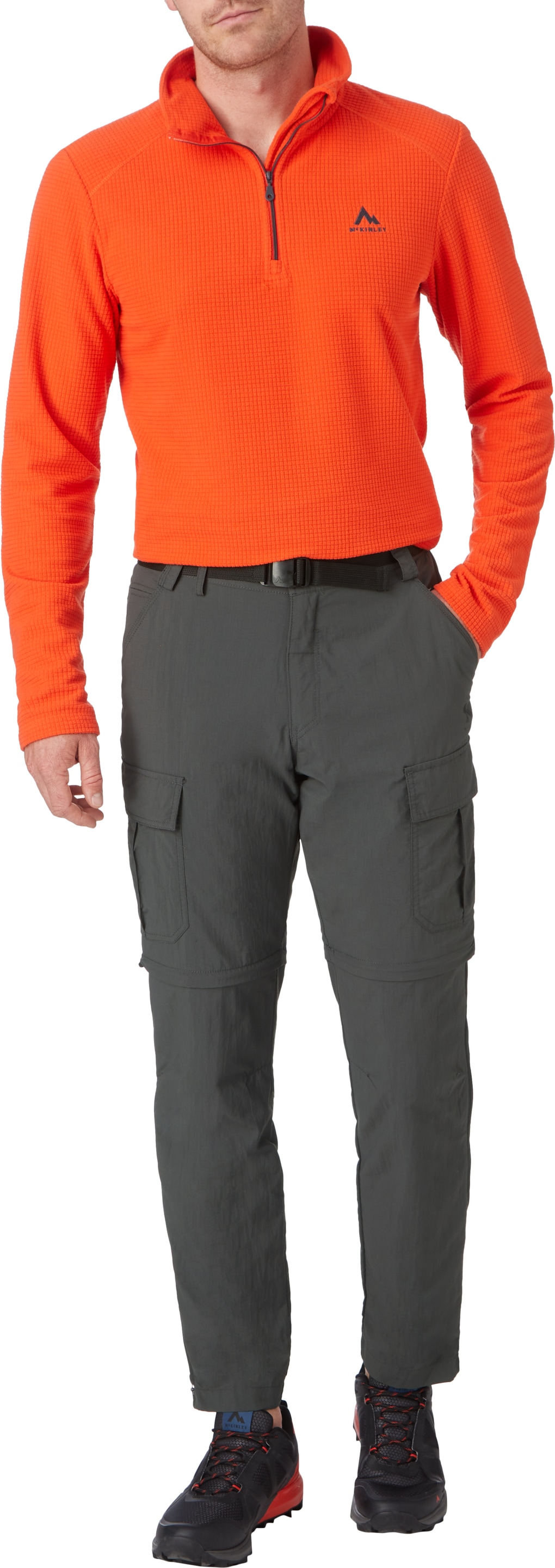 McKINLEY Pantalon de plein air »HE.-ABZIPPHOSE AMITE III MN«  avec jambes zippables, qui évacue l'humidité, à séchage rapide