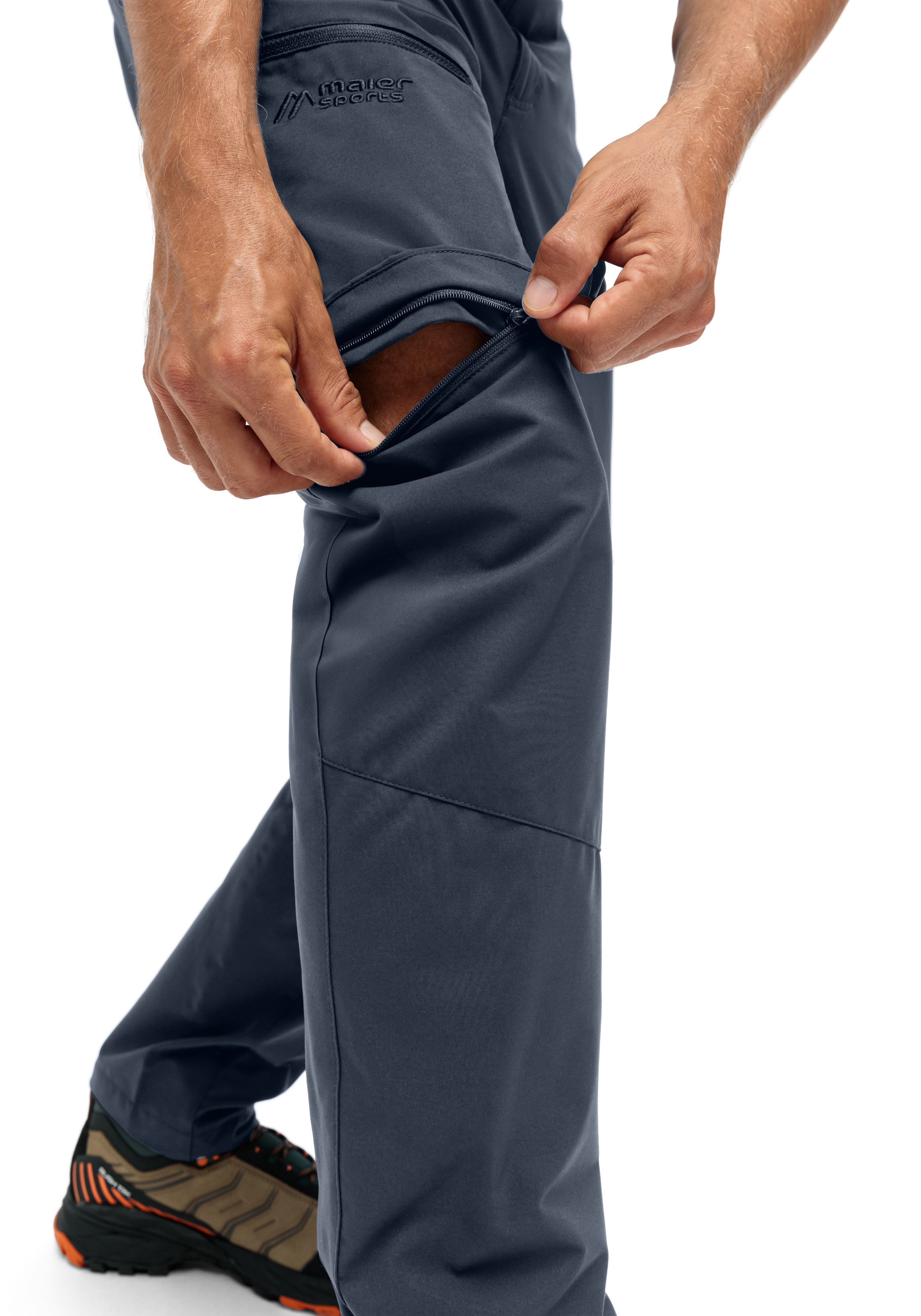 Maier Sports Pantalon de plein air »Tajo Zip Loop«  Herren Wanderhose, Zip-Off Funktionshose, 4 Taschen, Regular Fit