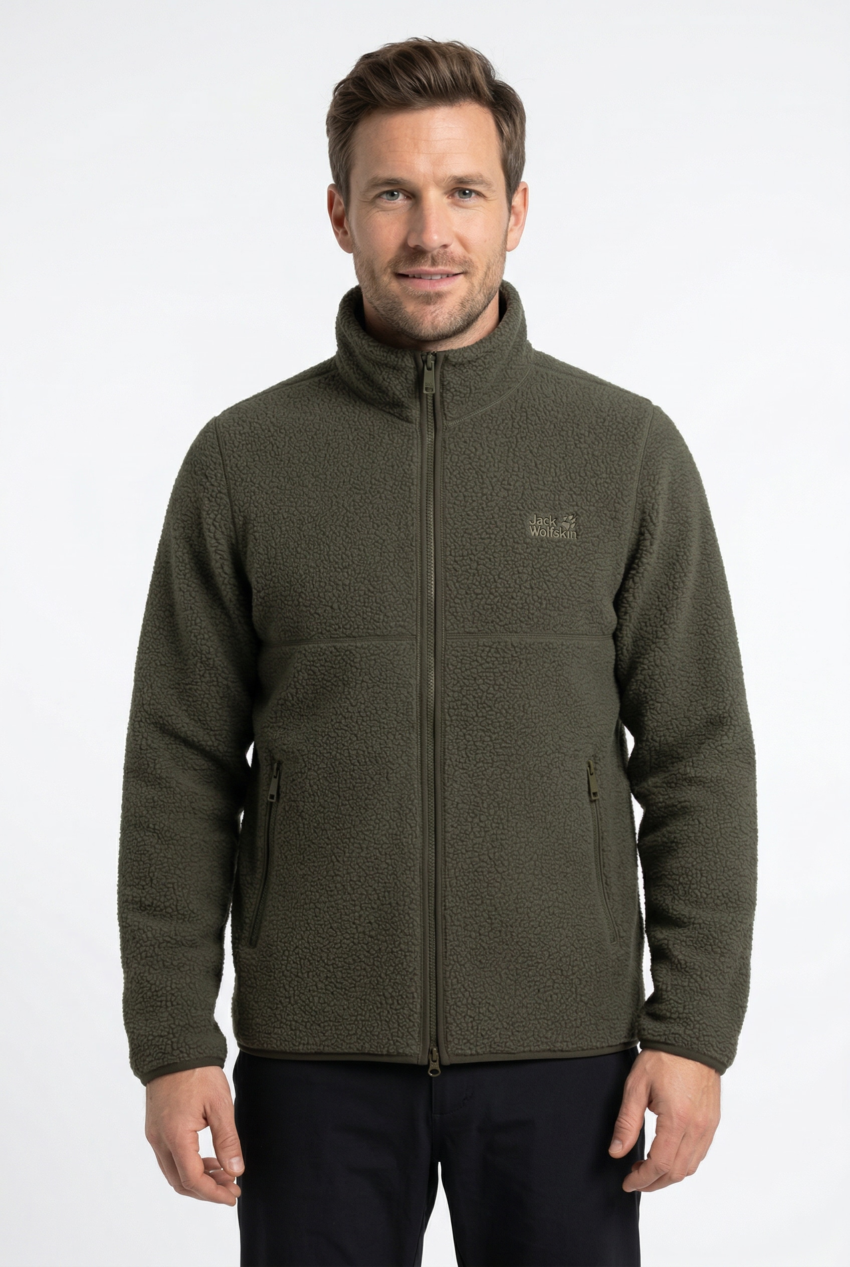 Jack Wolfskin Veste polaire »LITE CURL FZ M« Atmungsaktiv, leicht, Übergangsjacke