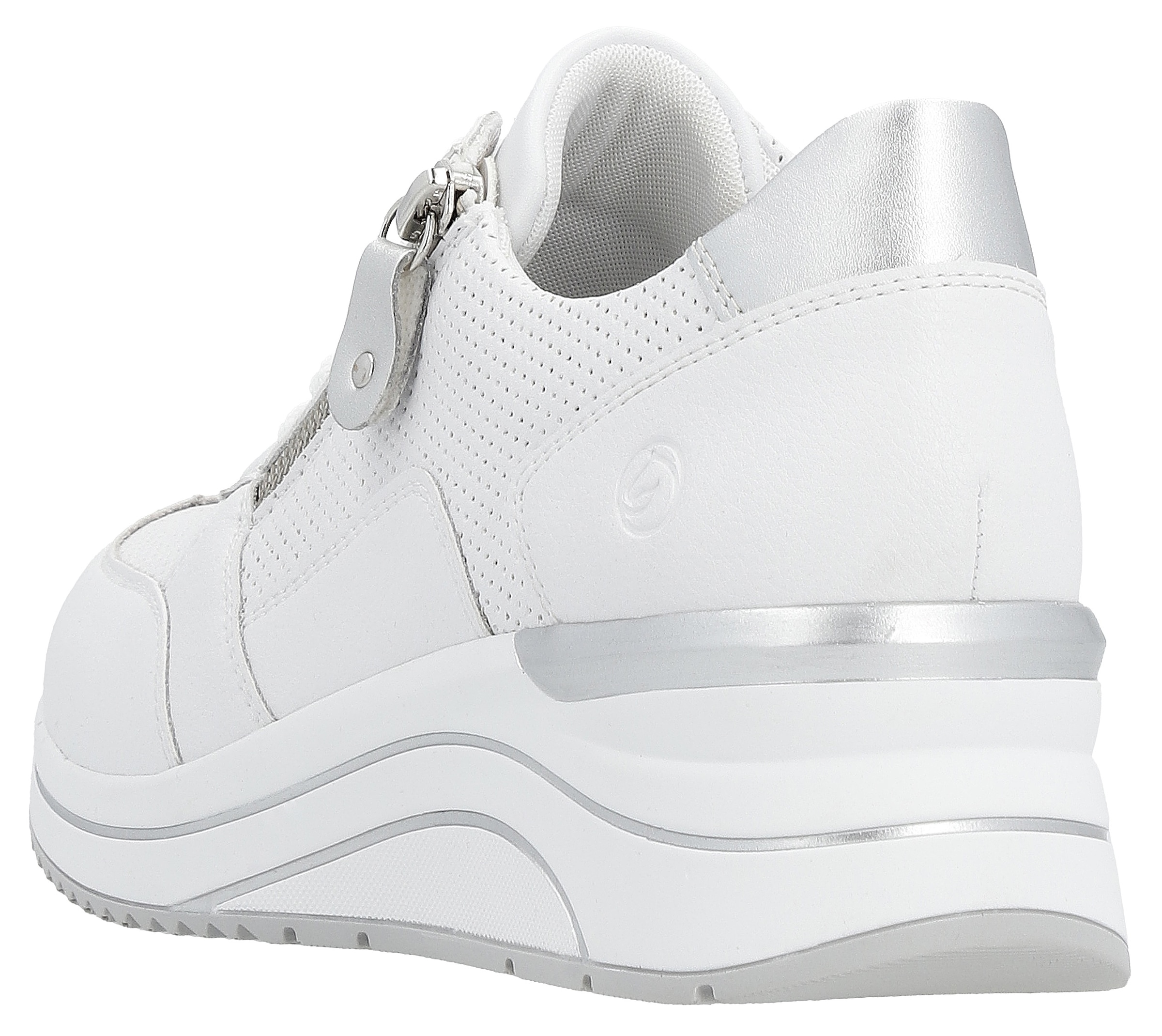 Remonte Keilsneaker  , Freizeitschuh, Halbschuh, Schnürschuh mit Schaftrandpolsterung