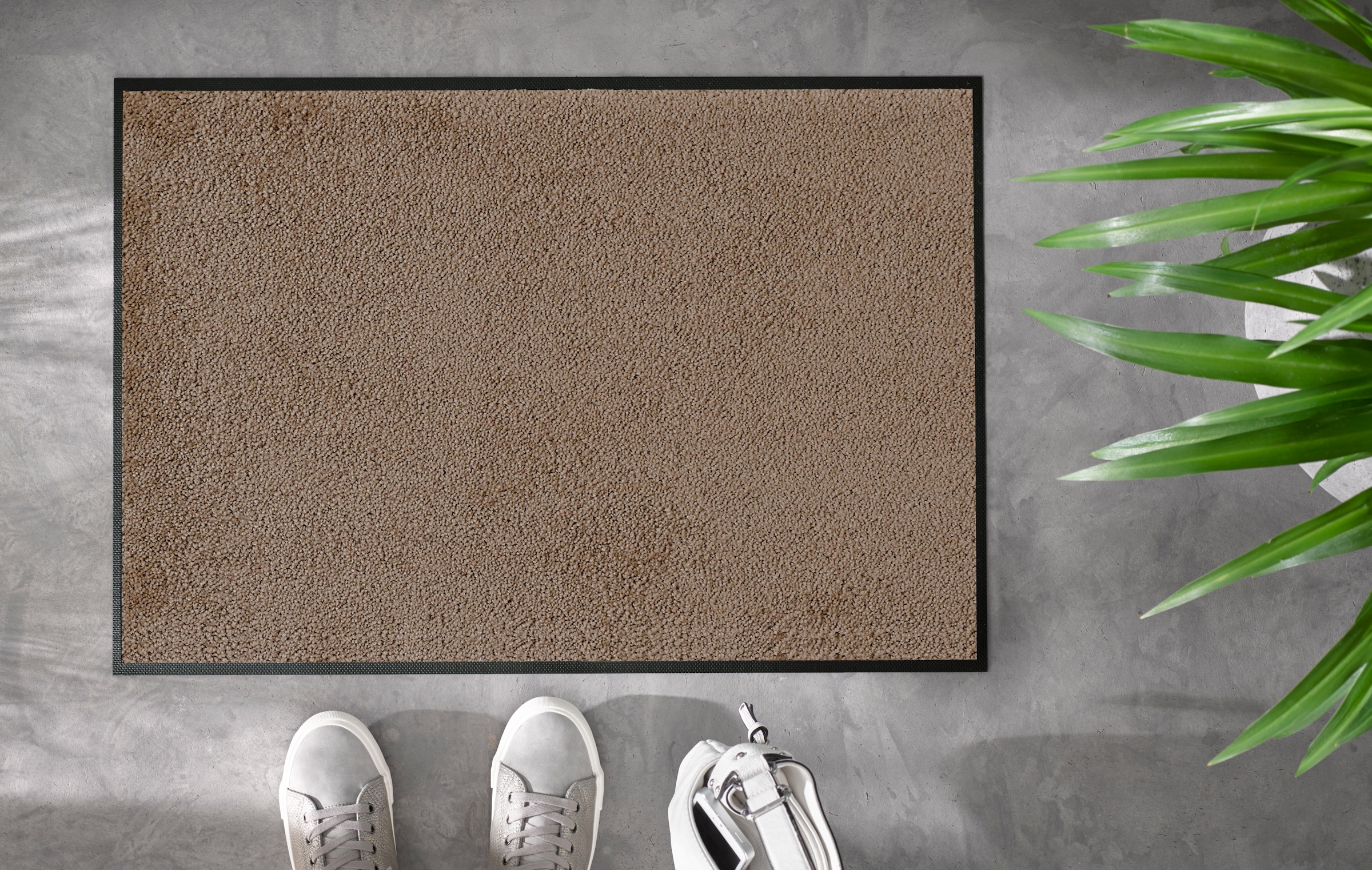 wash+dry by Kleen-Tex Tapis de sol »Original Uni, Schmutzfangteppich« Rectangulaire 9 mm Höhe tapis anti-saleté, antidérapant, aussi disponible en coureur