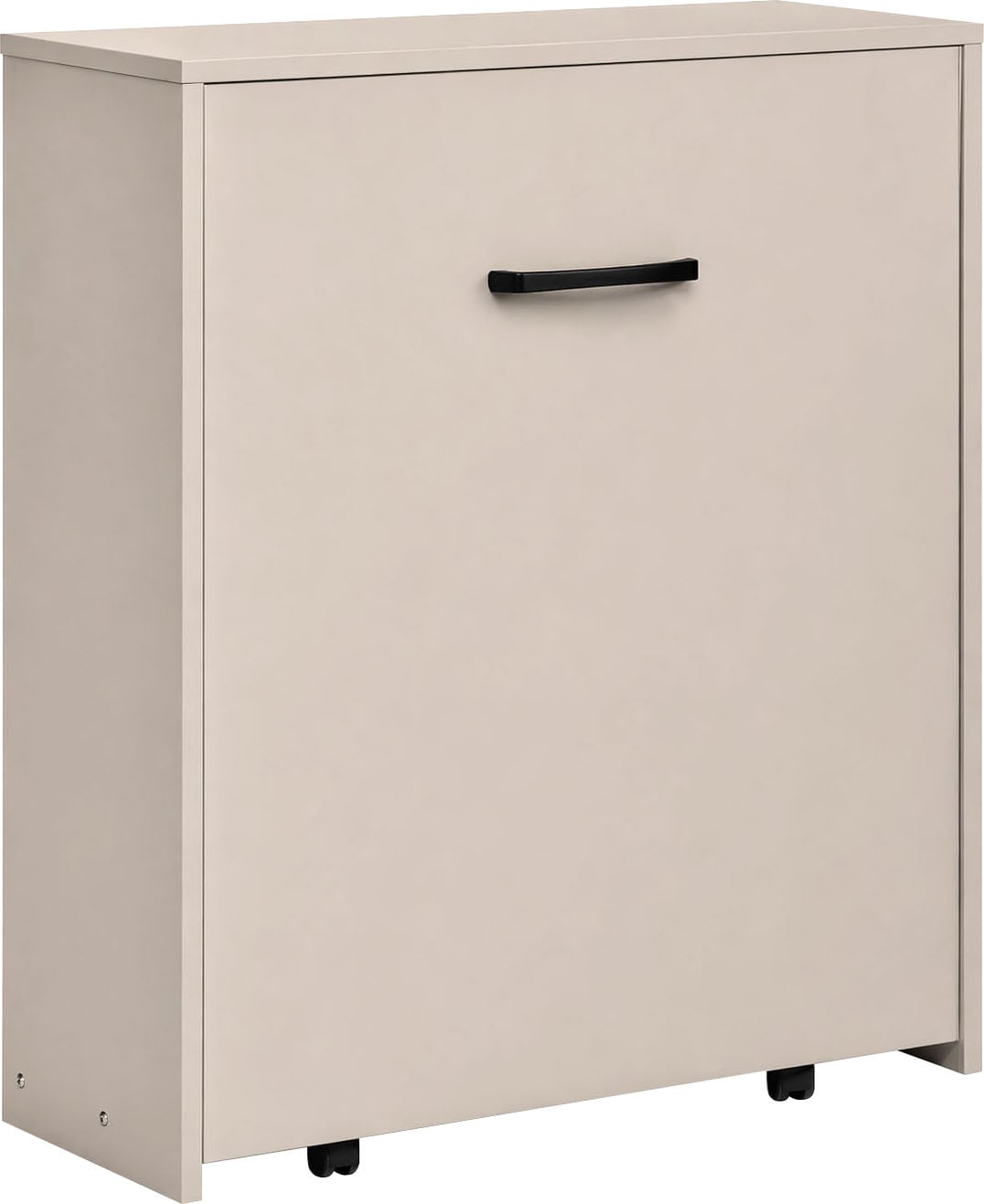 Home affaire Lit armoire »Sognum als Gästebett nutzbar, Wandklappbett in Kommodenoptik« Disponible en blanc, noir et cachemire,  incl. matelas, lit pliant gain de place, optimal pour petits espaces
