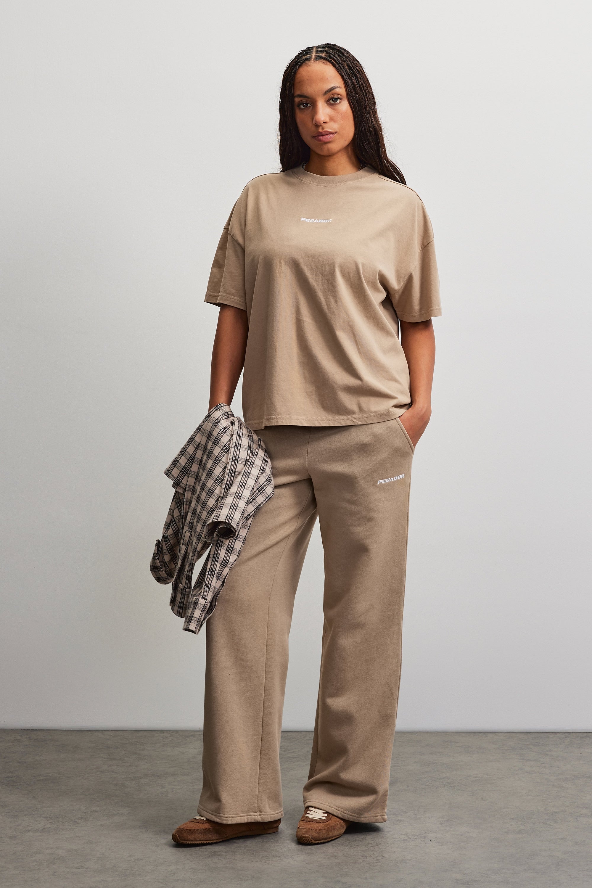 PEGADOR T-shirt »Bracy Heavy Oversized Tee« Coton, oversize