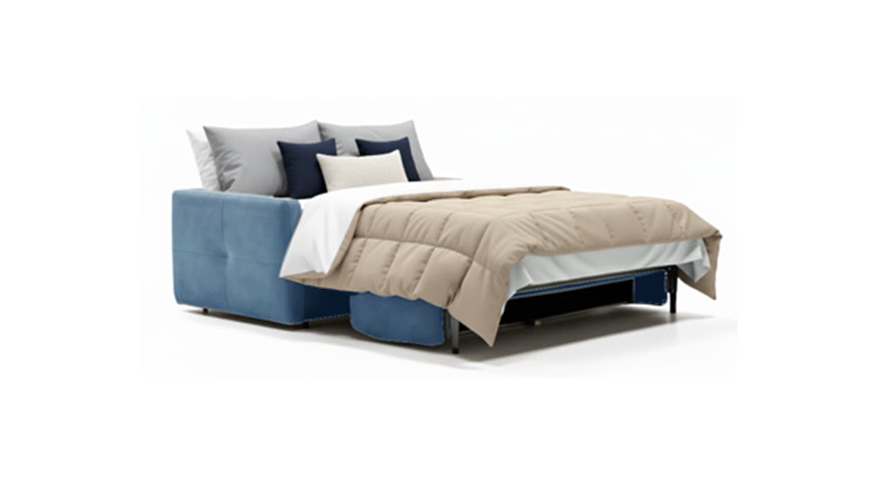 Egoitaliano Schlafsofa »DUCK, Made in Italy-Designsofa mit Dauerschlaffunktion, Breite 206 cm« Schlafcouch aus Luxus Microfaser mit komfortabler Matraze. 160x190 cm