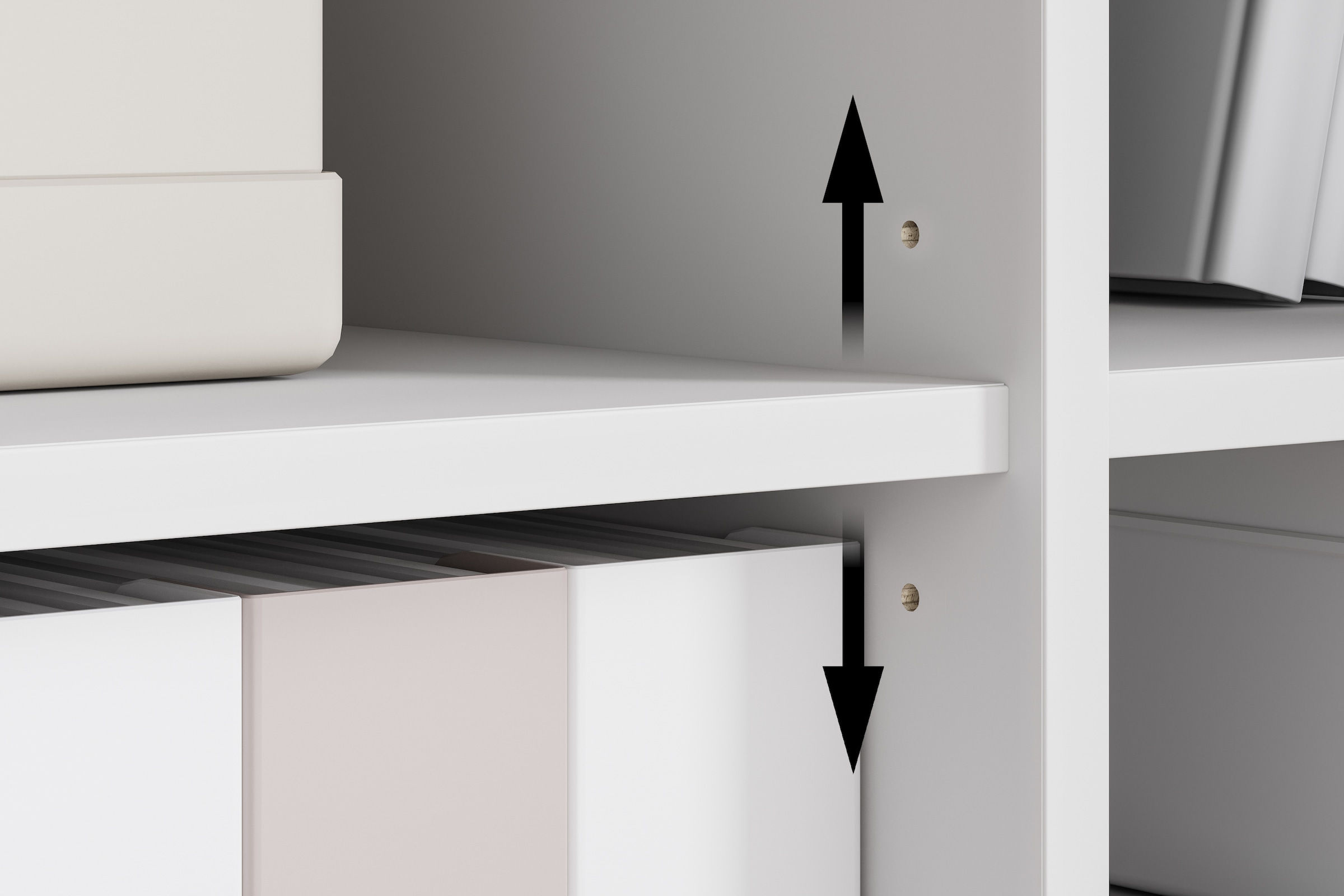 GOODproduct PC-Schrank »Kenia, Sekretär, Home Office« 1 Stk. tlg. Mit Push-to-open, Tastaturauszug und praktischem Stauraum