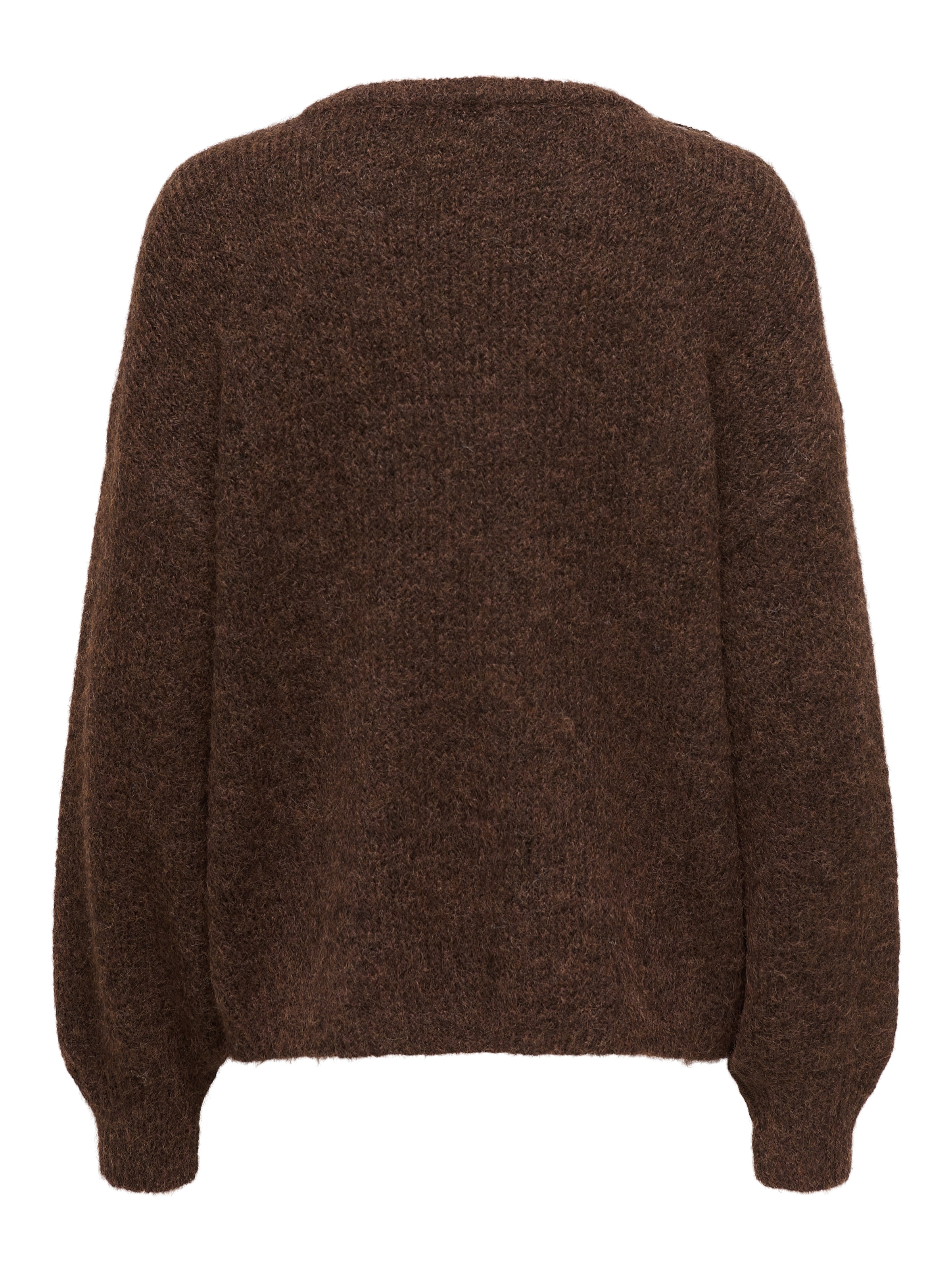 ONLY Strickpullover »ONLNELLIE LS O-NECK KNT NOOS« Materialmix, regular fit