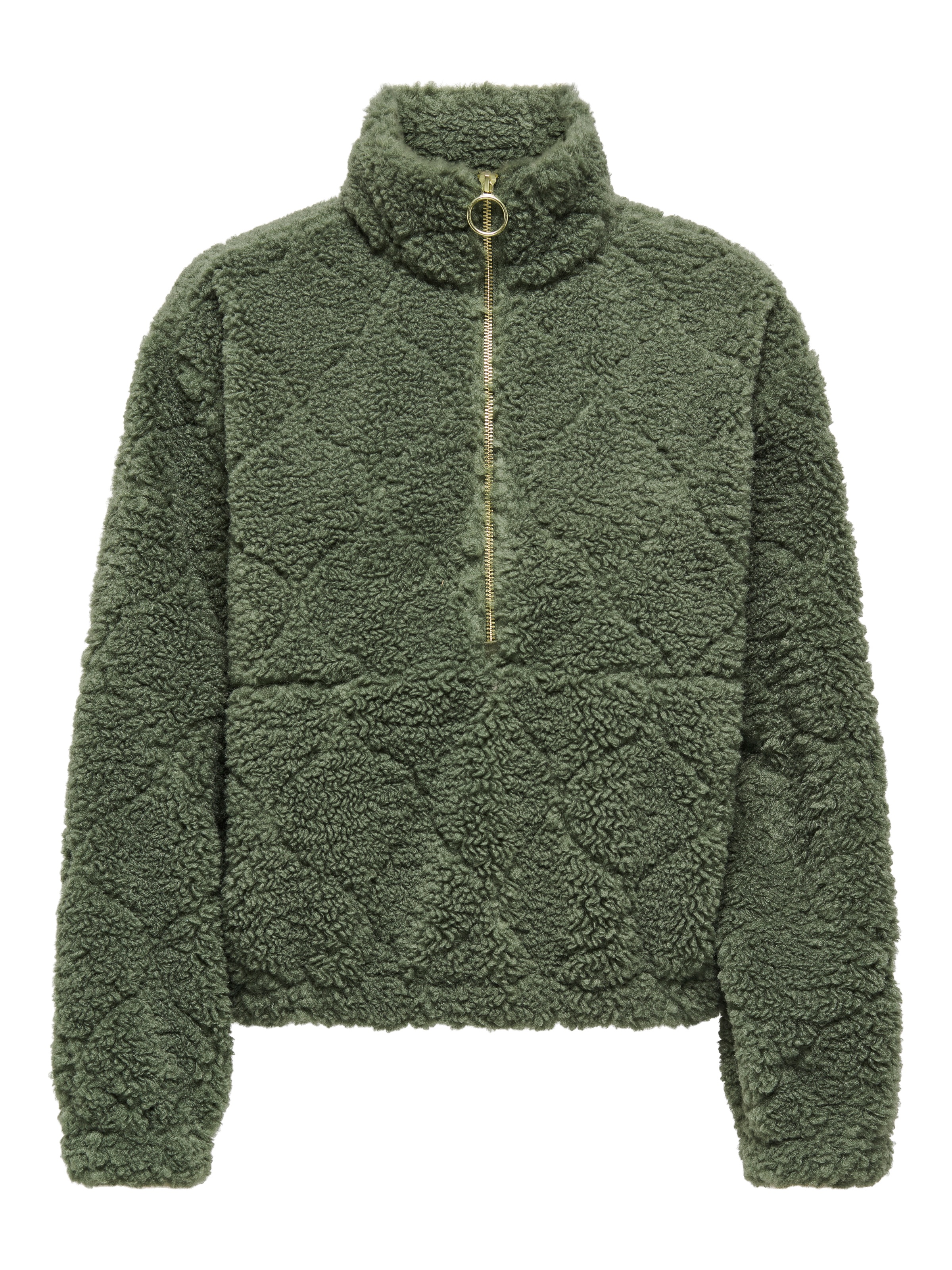 ONLY Sweatjacke »ONLXENA L/S TEDDY BOX SWT«