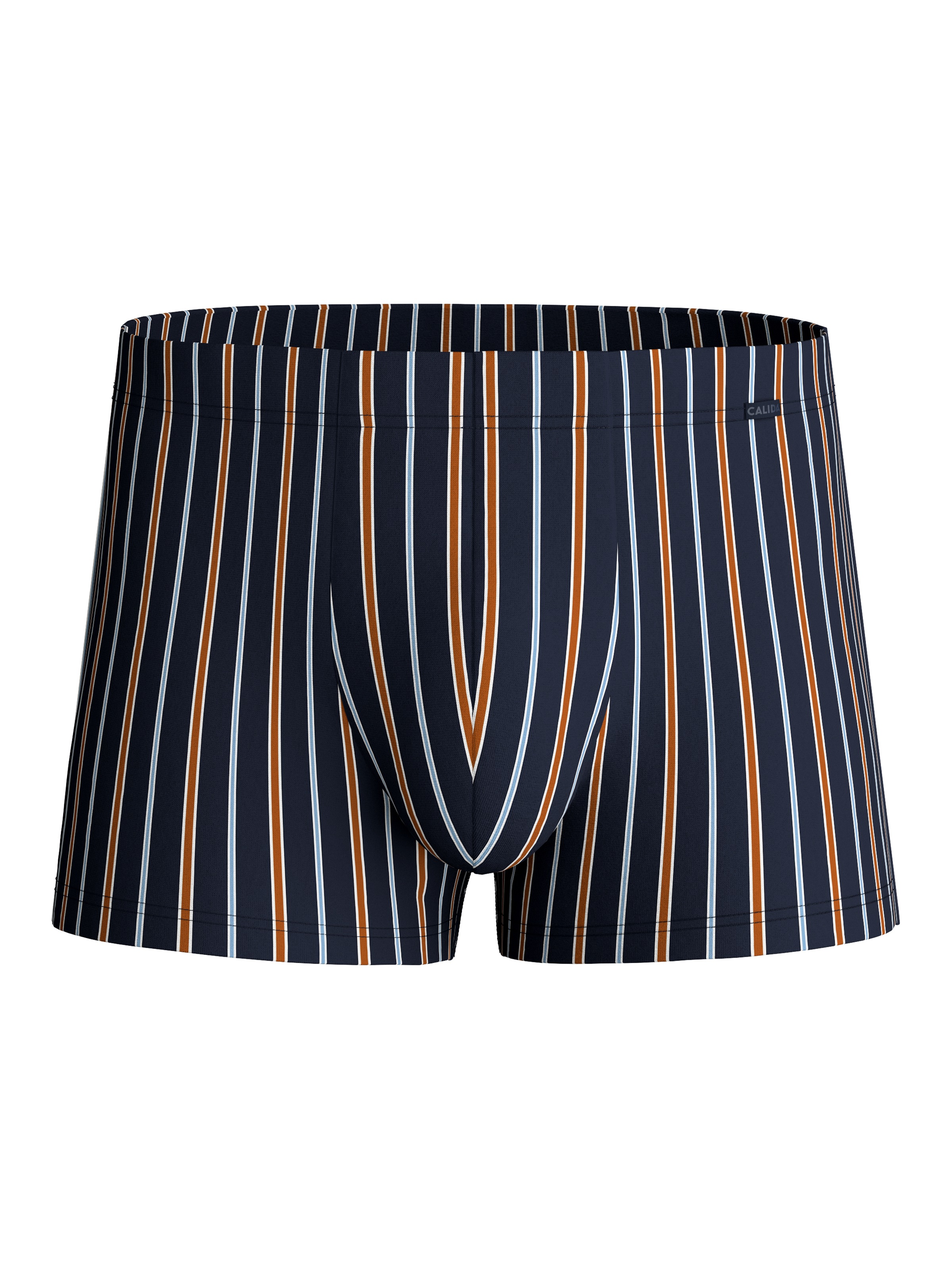 CALIDA Boxershorts »Grafic Cotton« gestreift, ohne Eingriff, überzogenem Bund