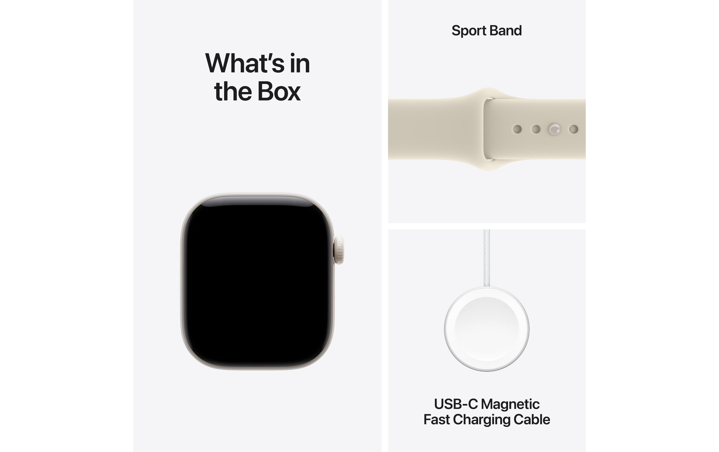 Apple Smartwatch »Apple Watch S12 CEL Ceramic, Sportband «(42/ 1,65 ″)